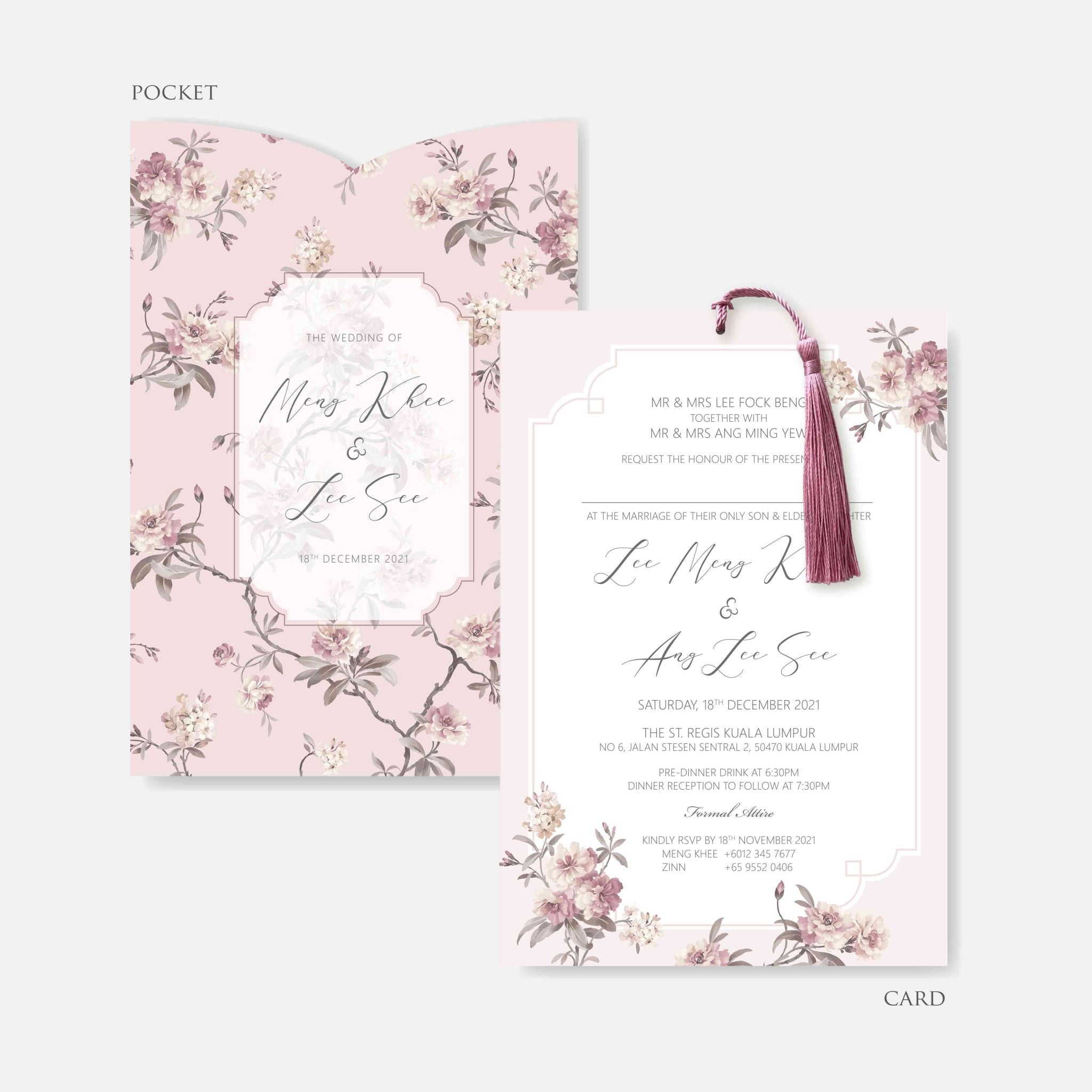 Pocket Wedding Invitation