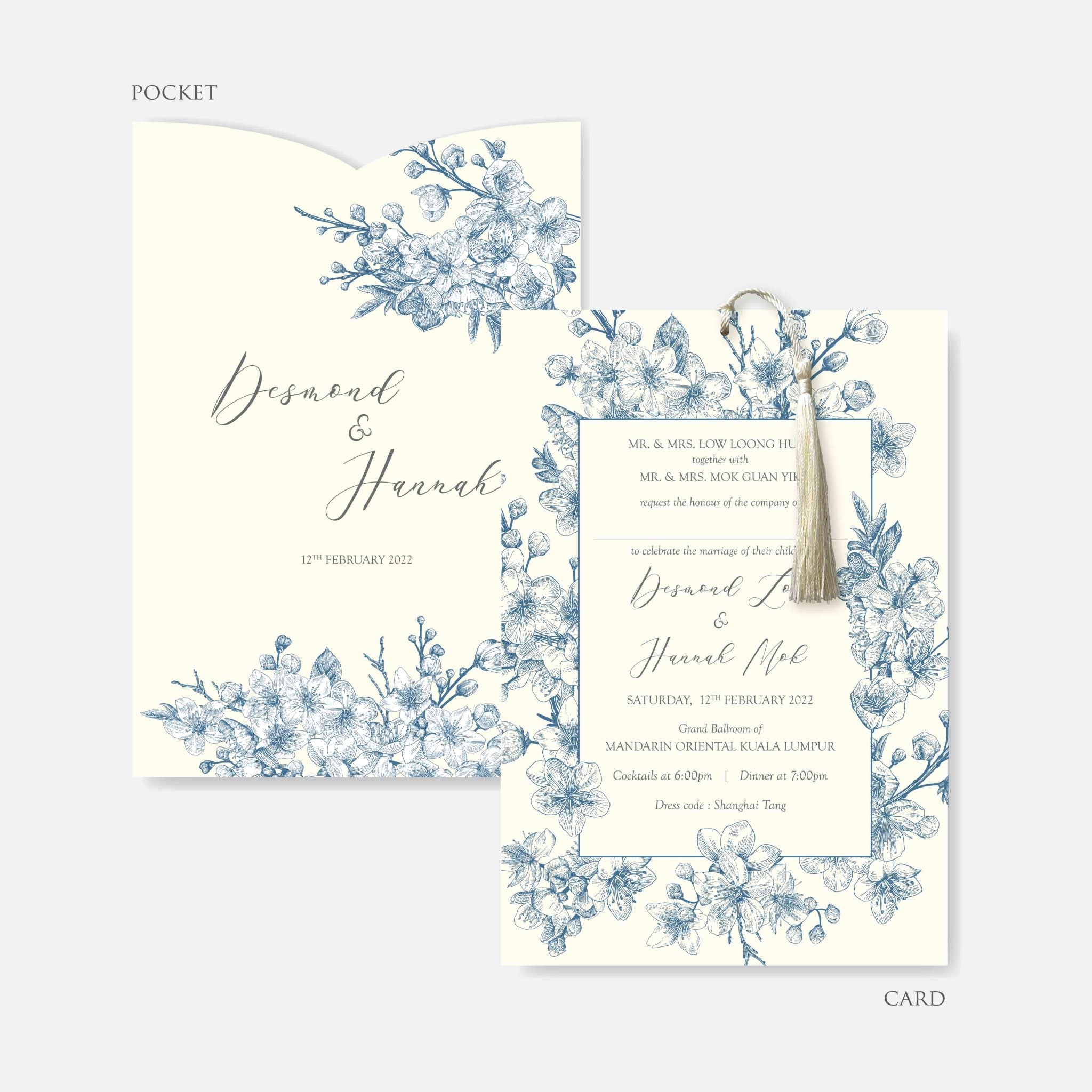 Pocket Wedding Invitation