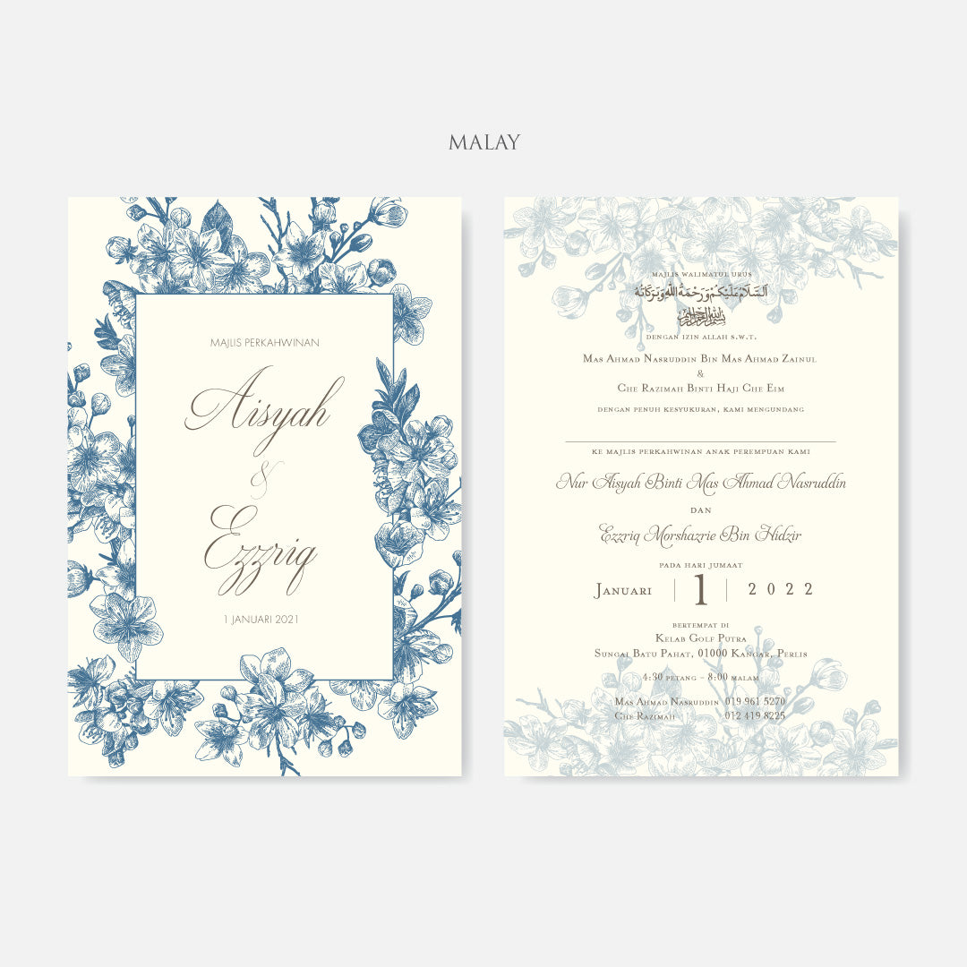 Pocket Wedding Invitation