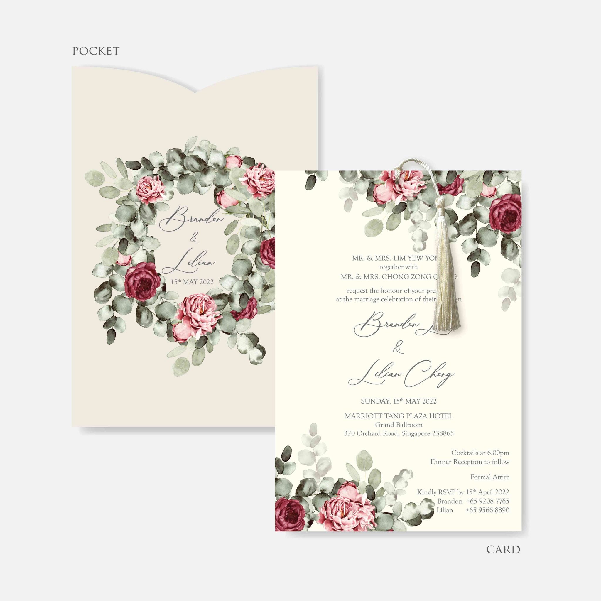 Pocket Wedding Invitation