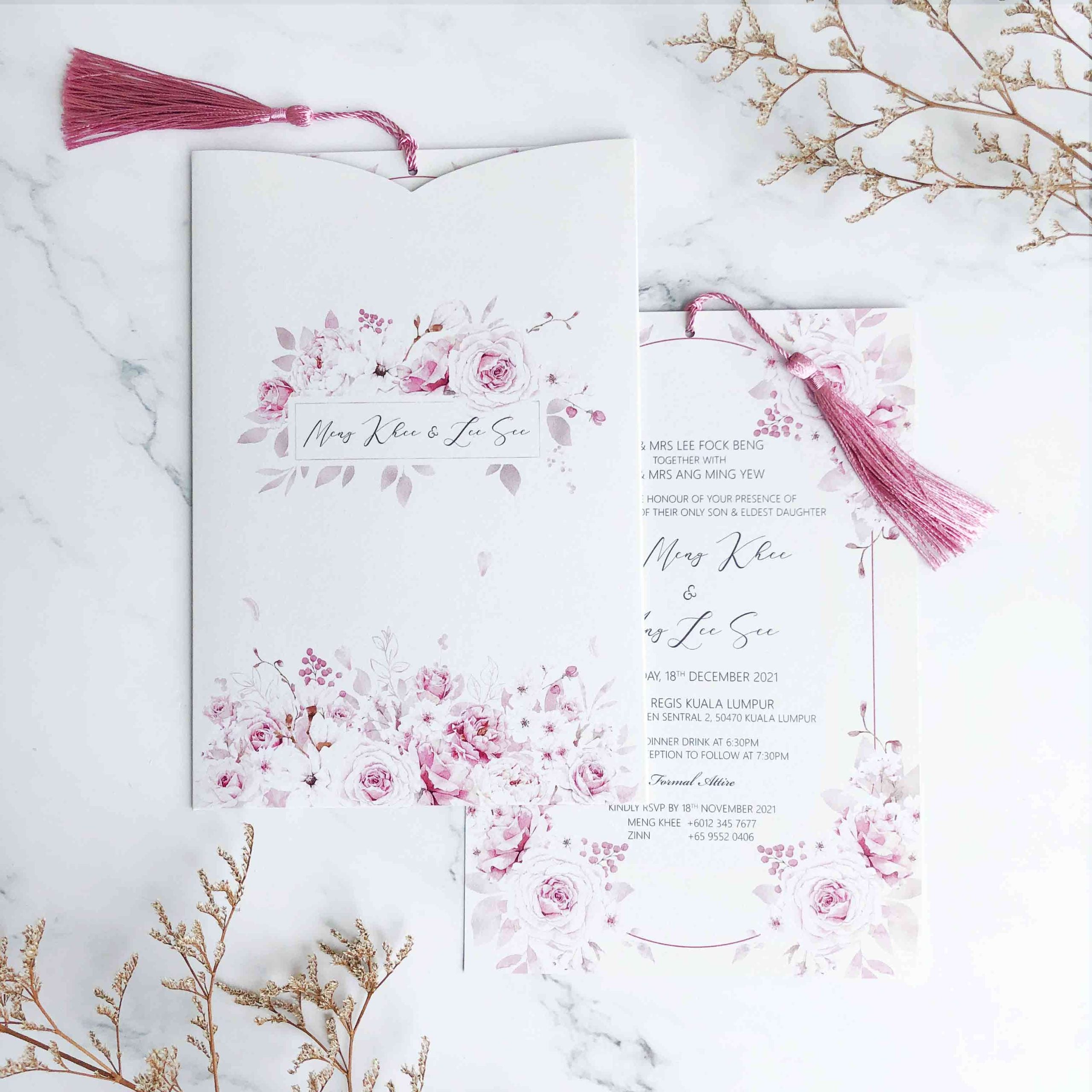 Pocket Wedding Invitation