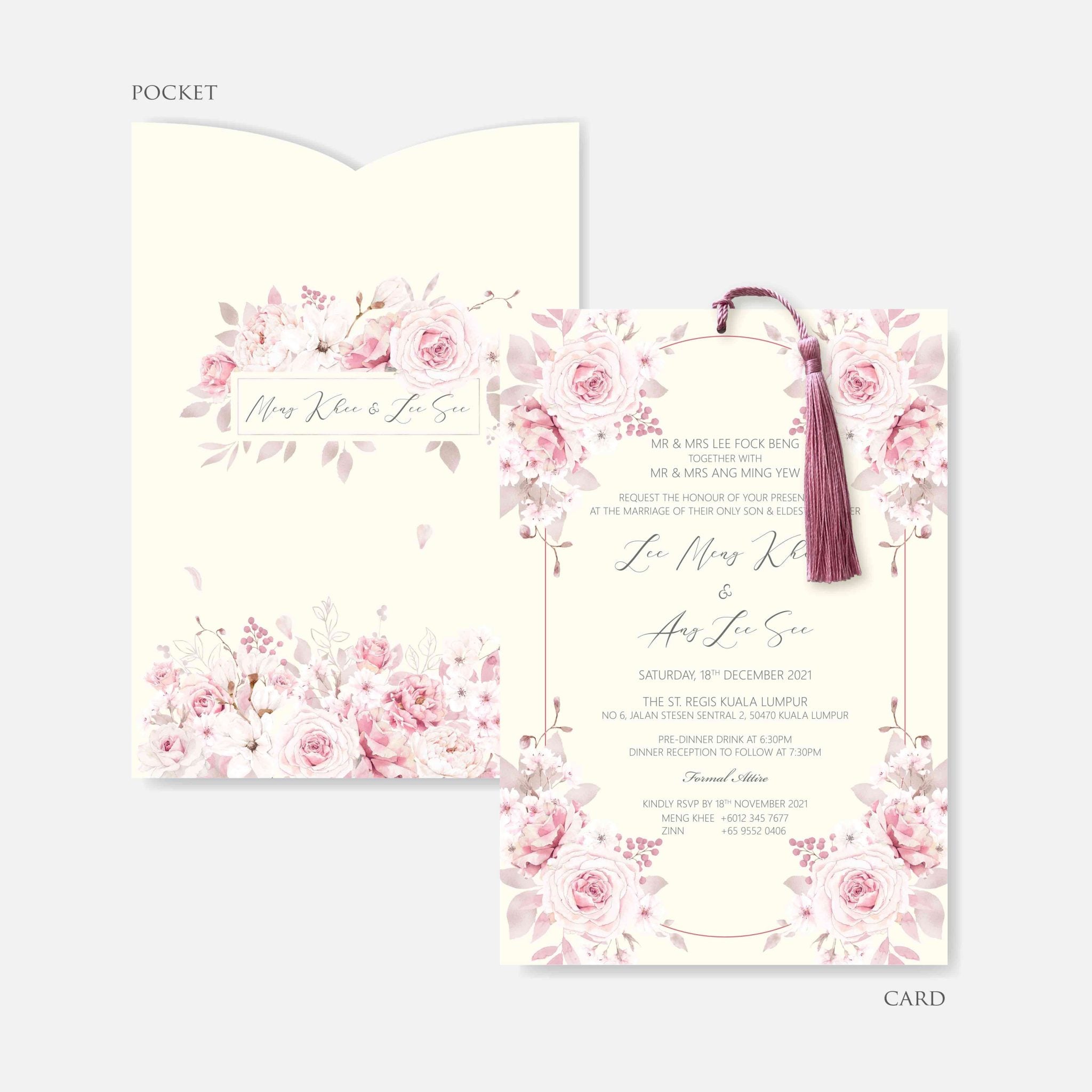 Pocket Wedding Invitation