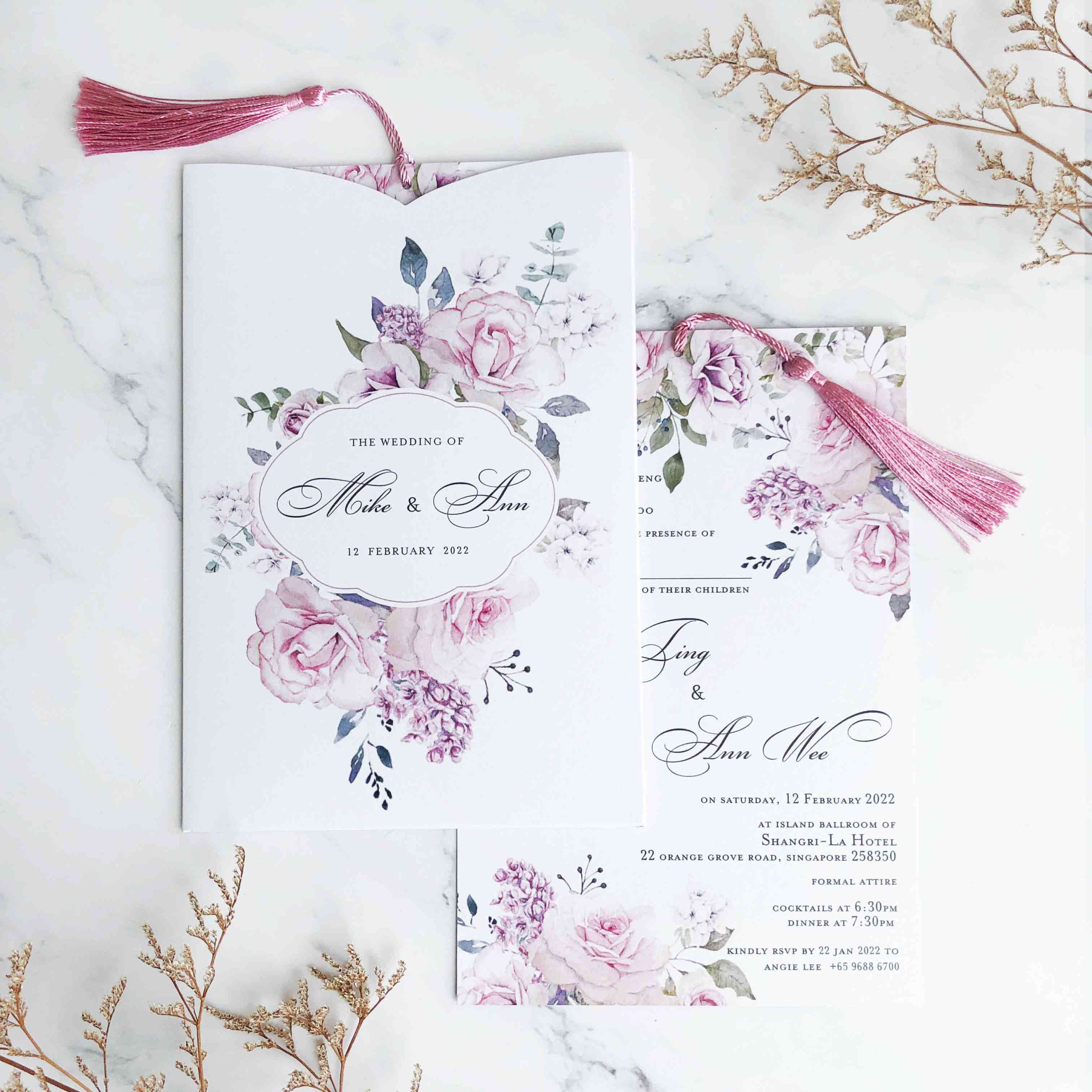 Pocket Wedding Invitation