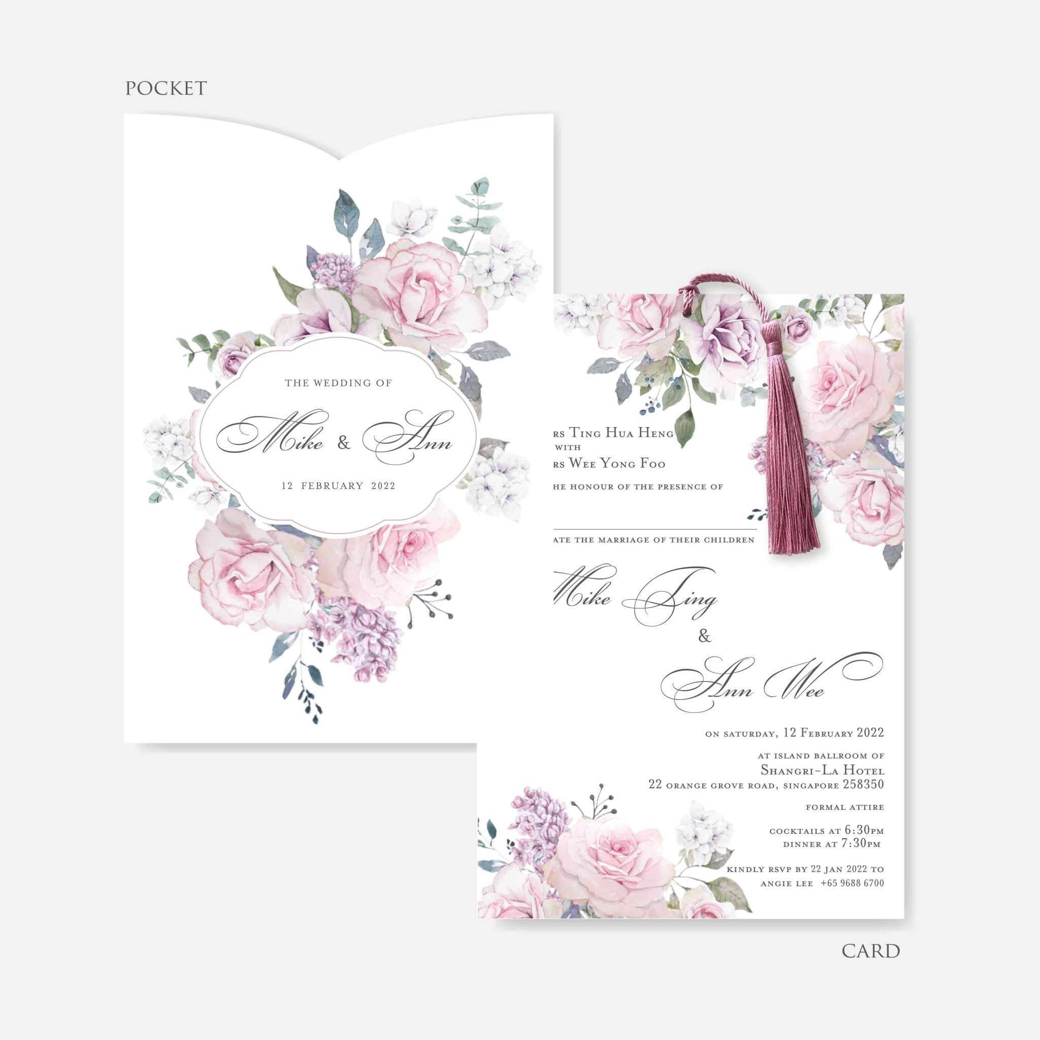 Pocket Wedding Invitation