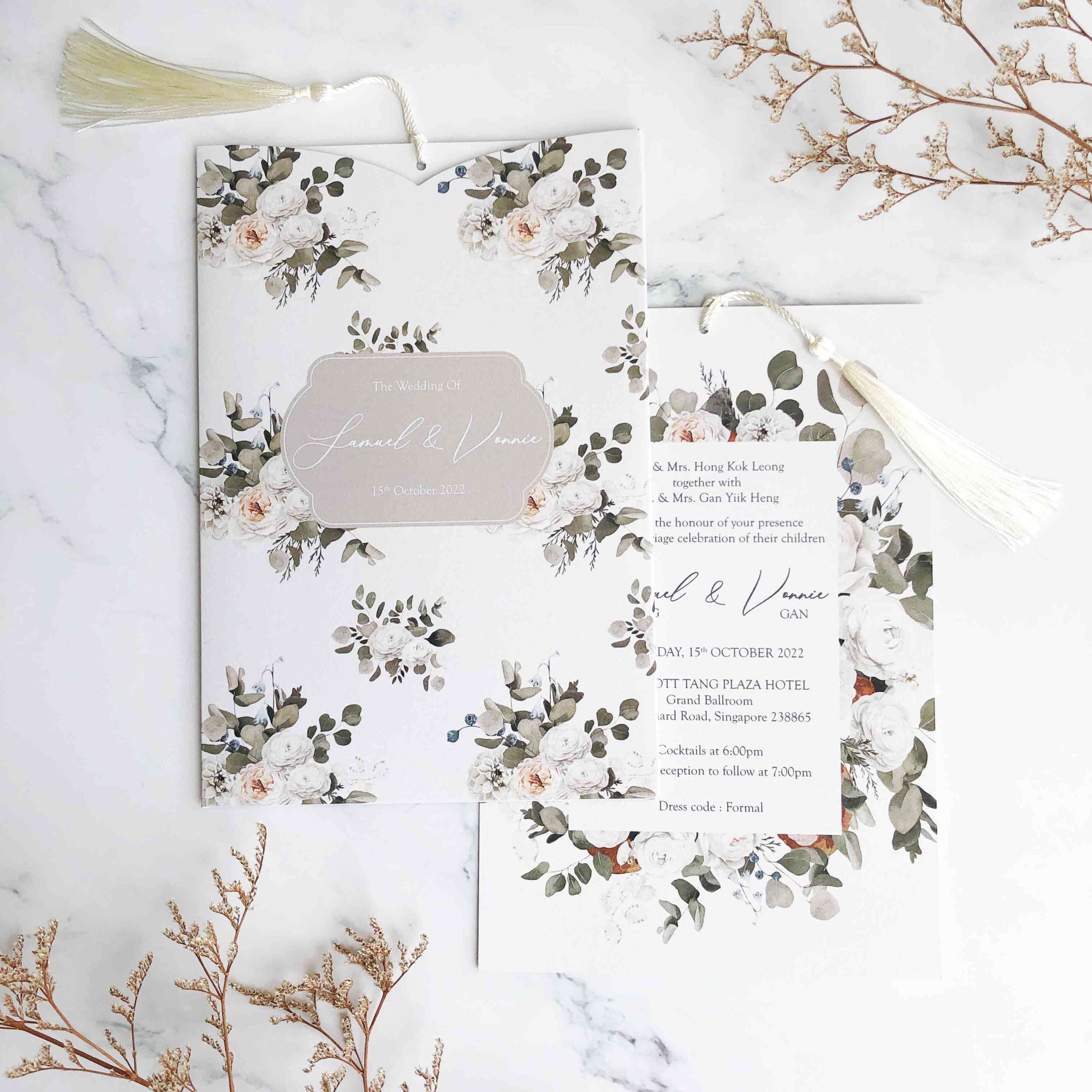 Pocket Wedding Invitation