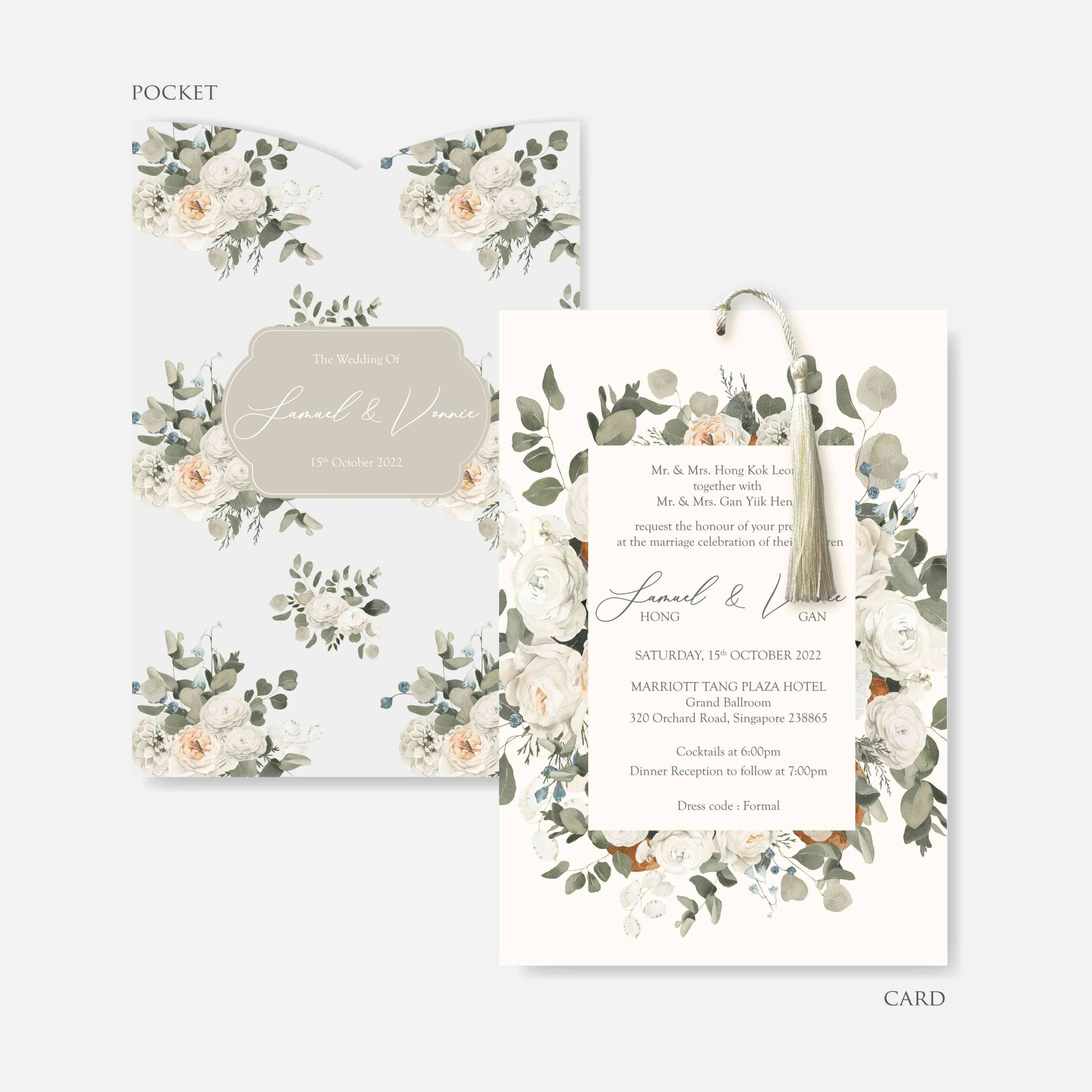 Pocket Wedding Invitation