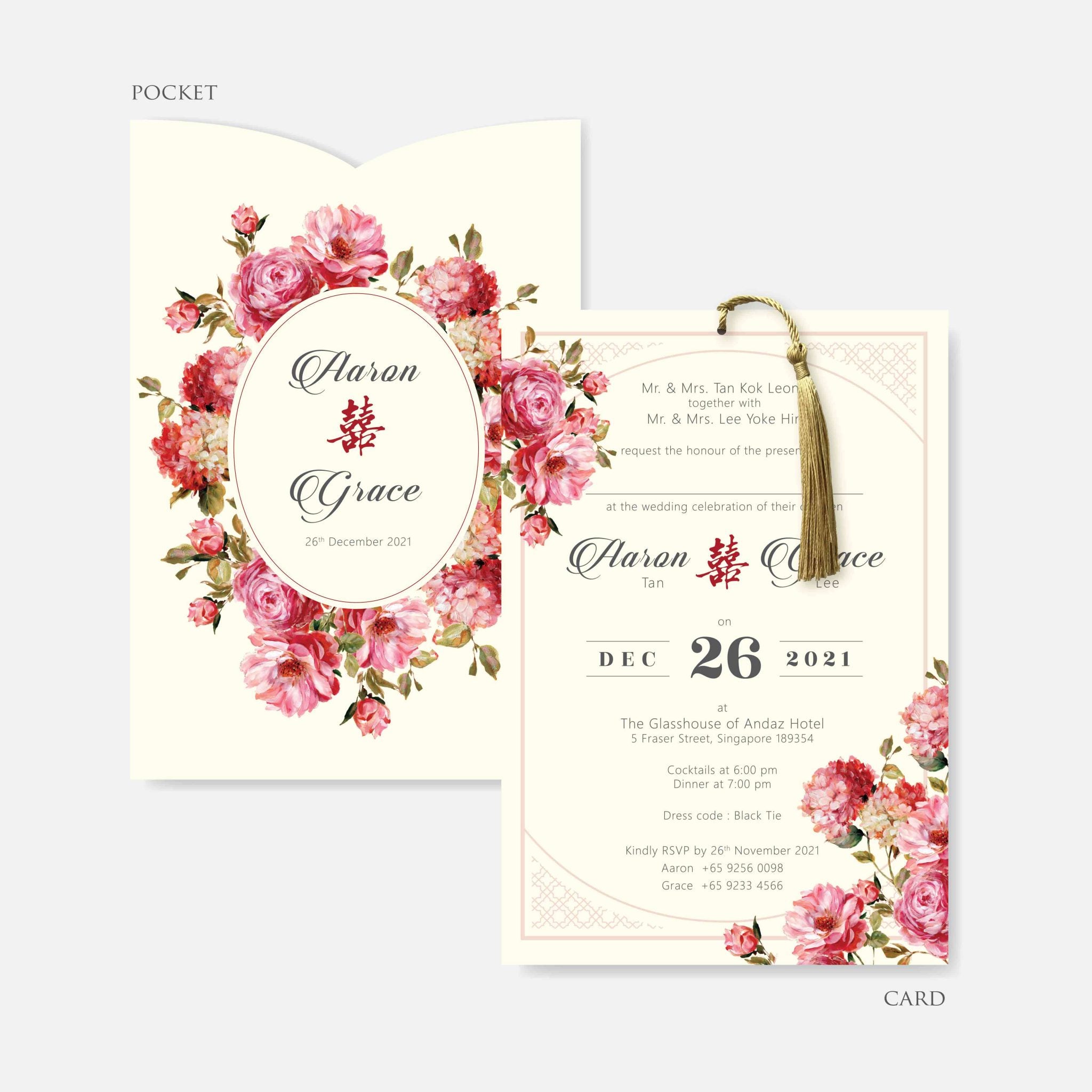 Pocket Wedding Invitation