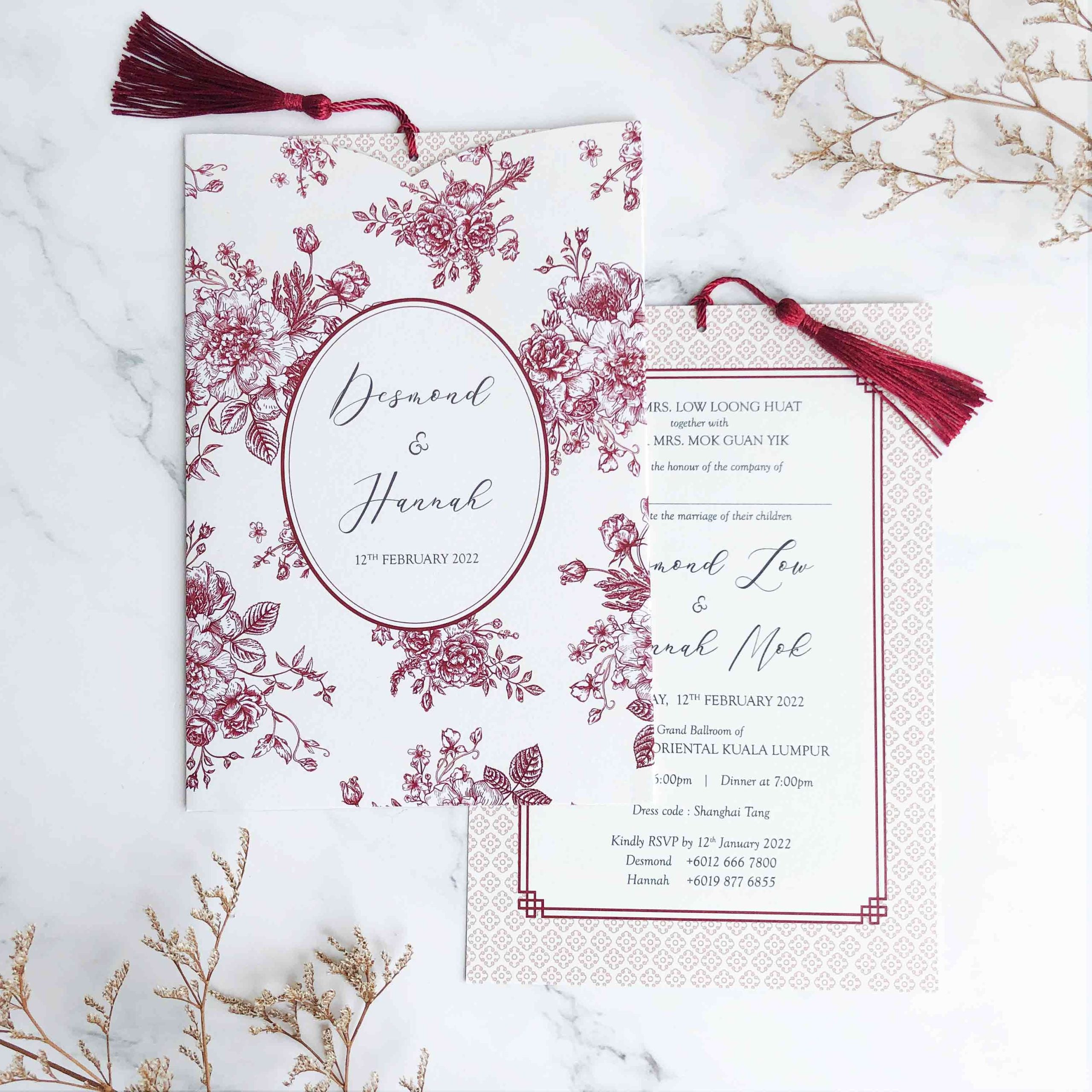 Pocket Wedding Invitation