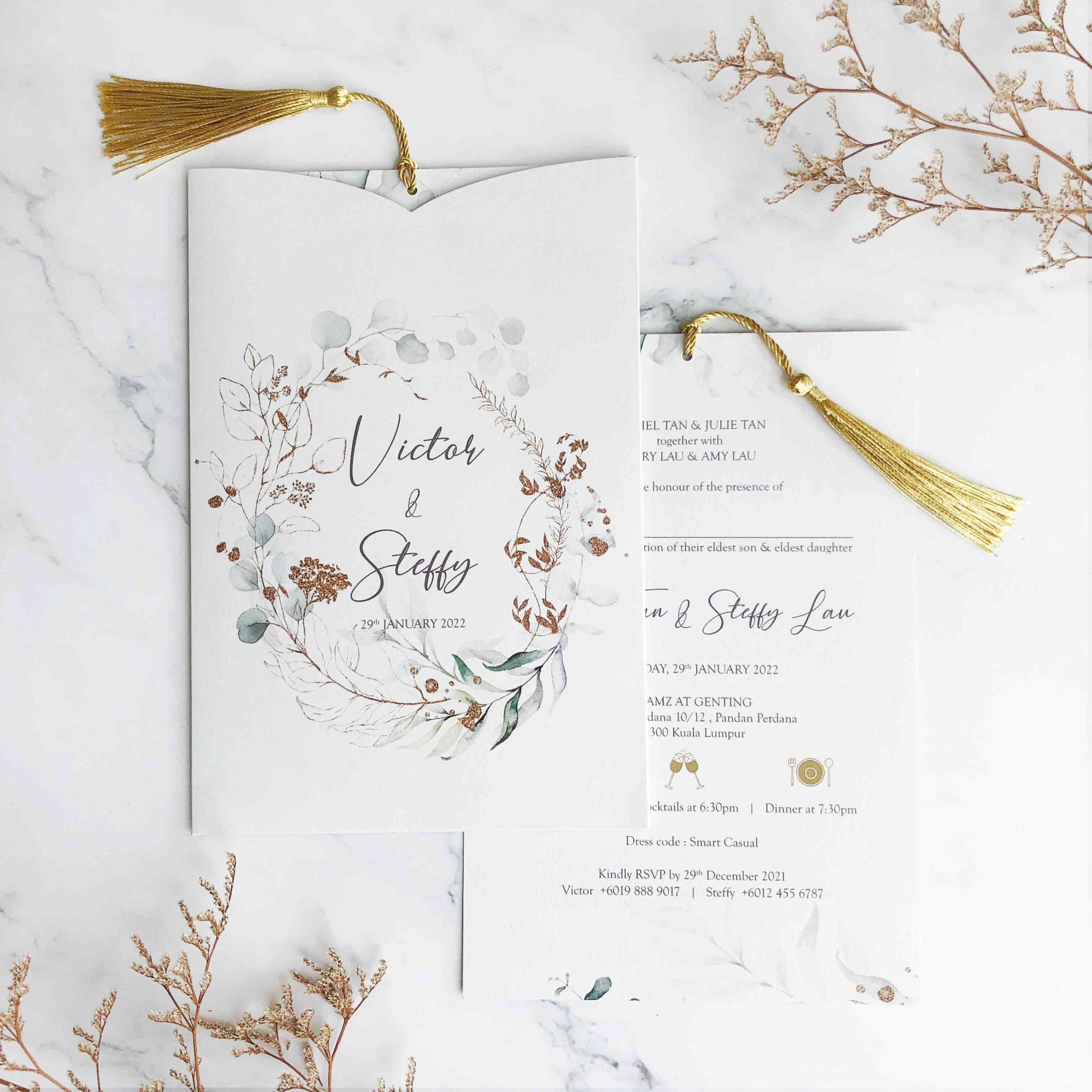 Pocket Wedding Invitation