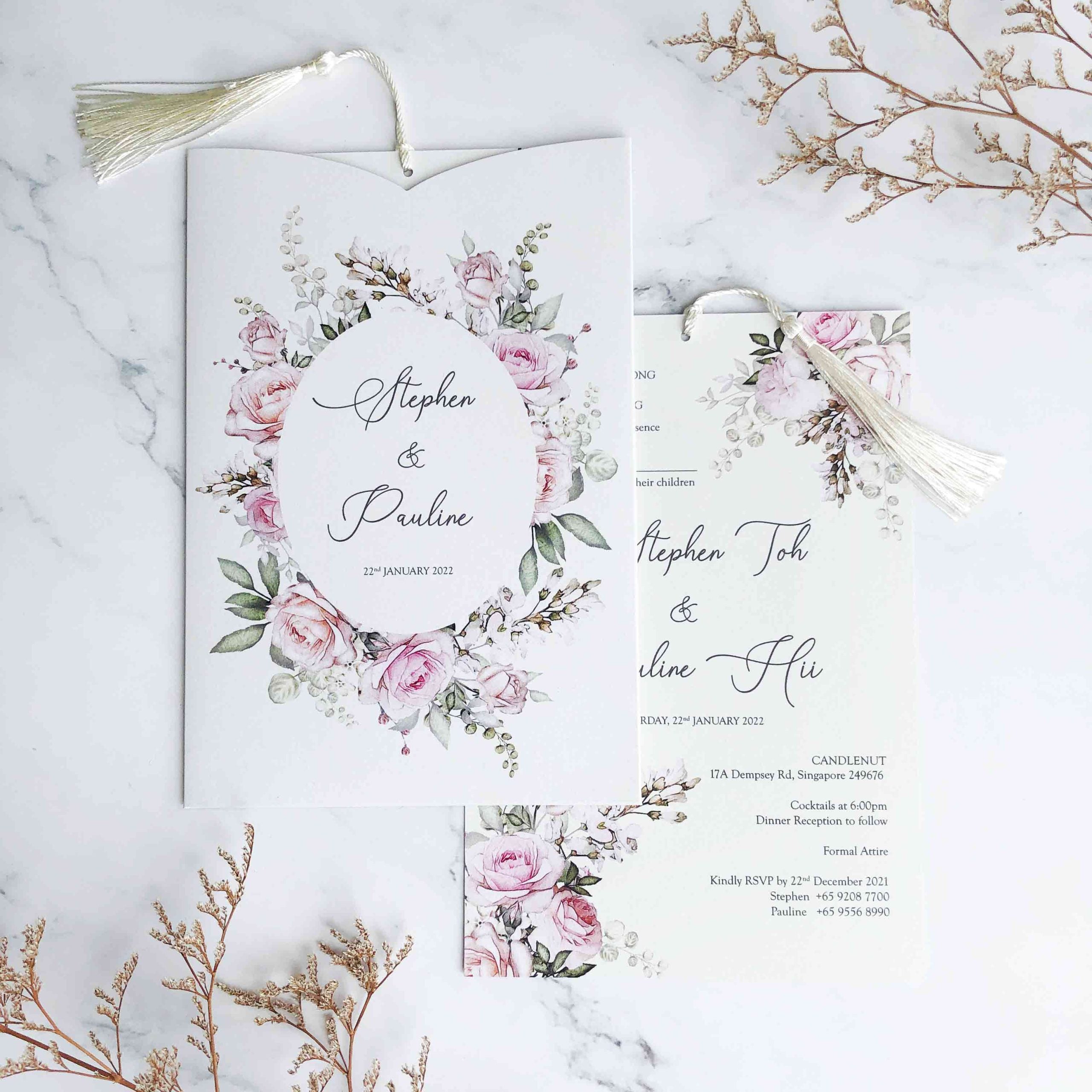 Pocket Wedding Invitation