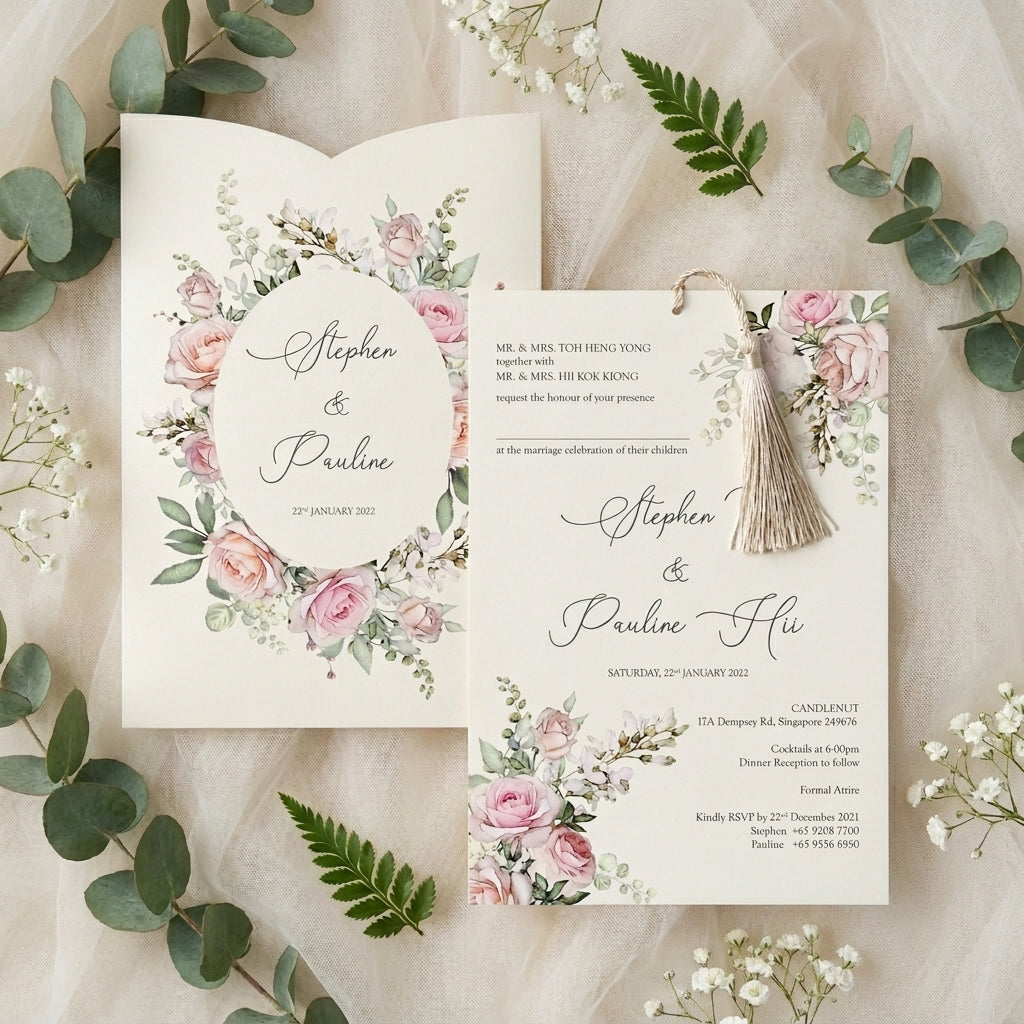 Pocket Wedding Invitation