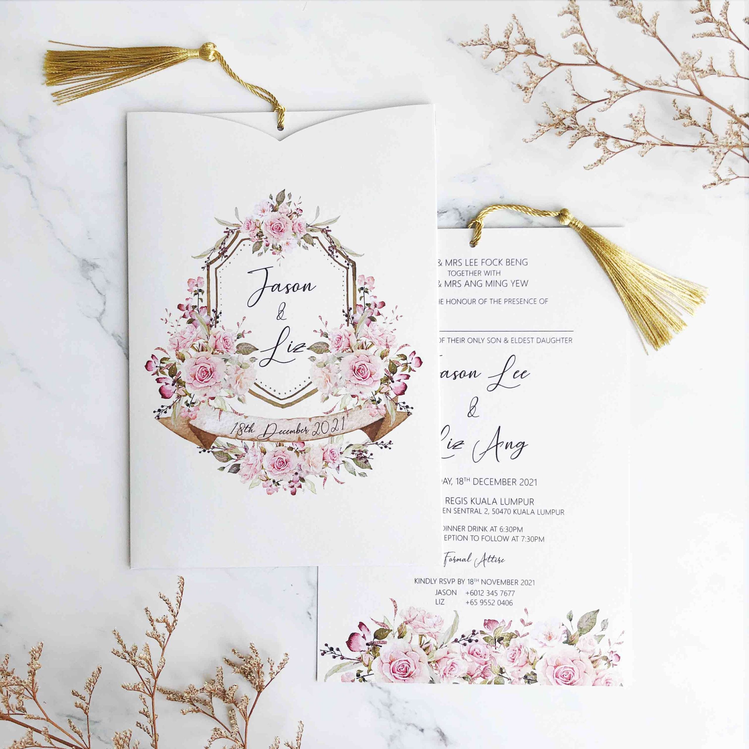 Pocket Wedding Invitation