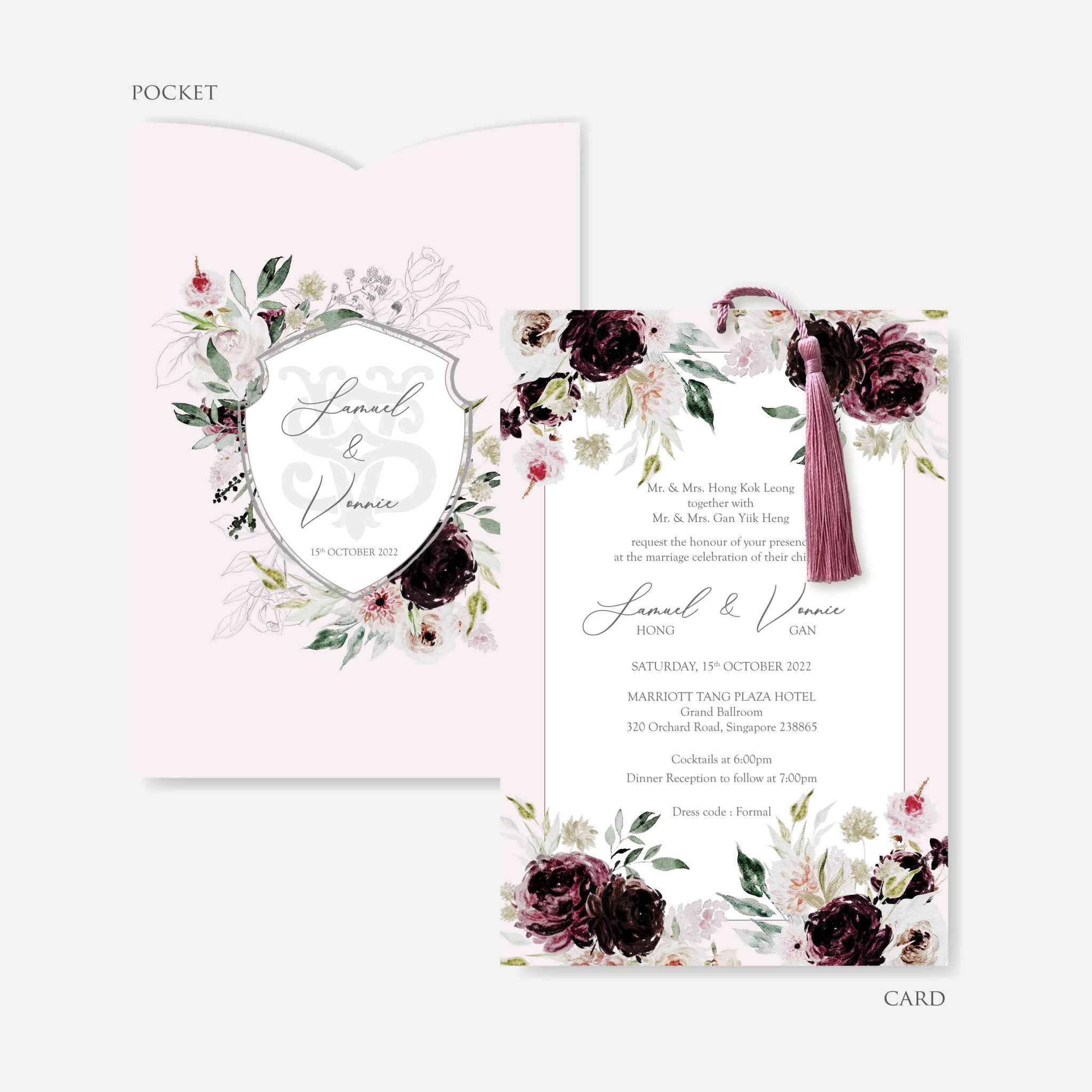 Pocket Wedding Invitation