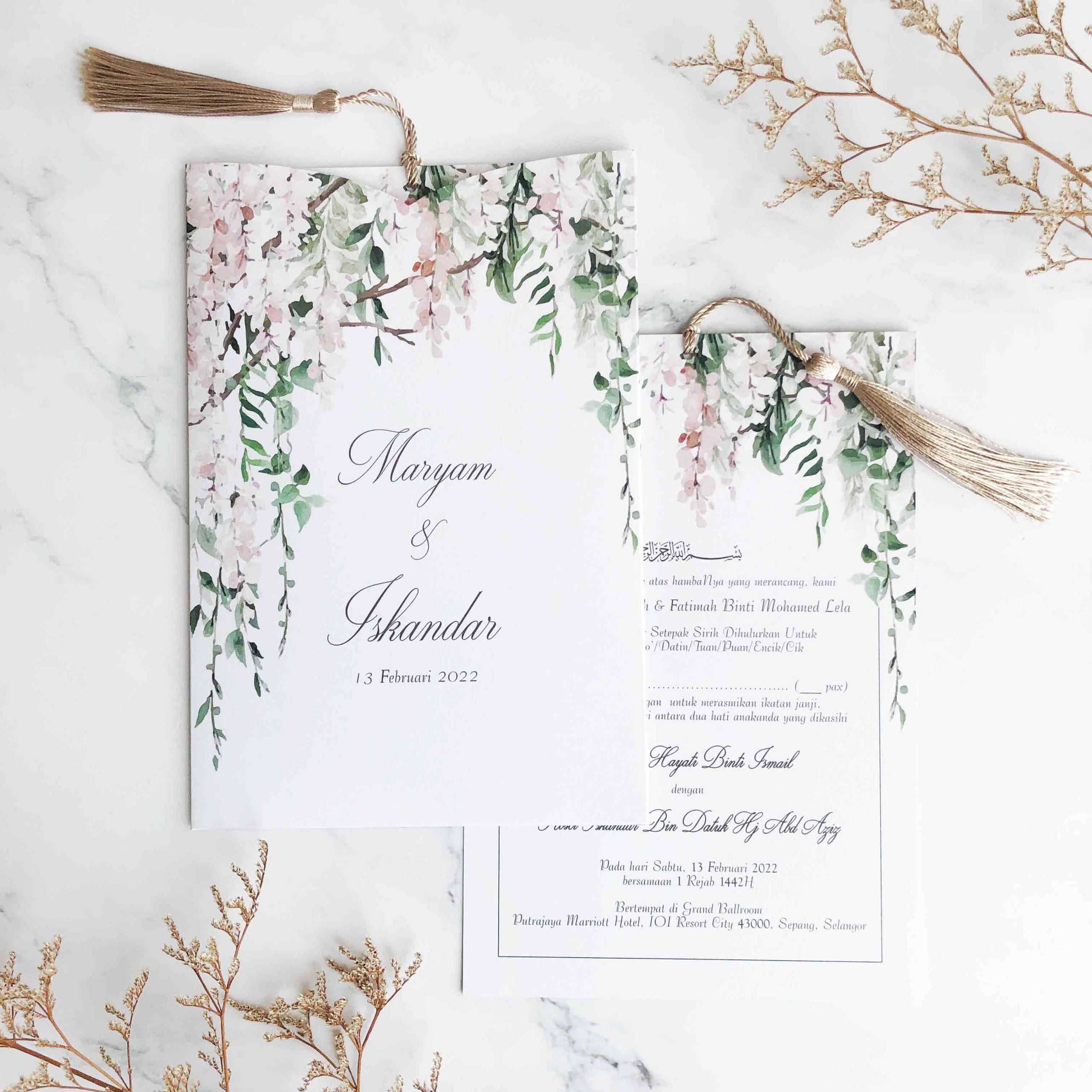 Pocket Wedding Invitation