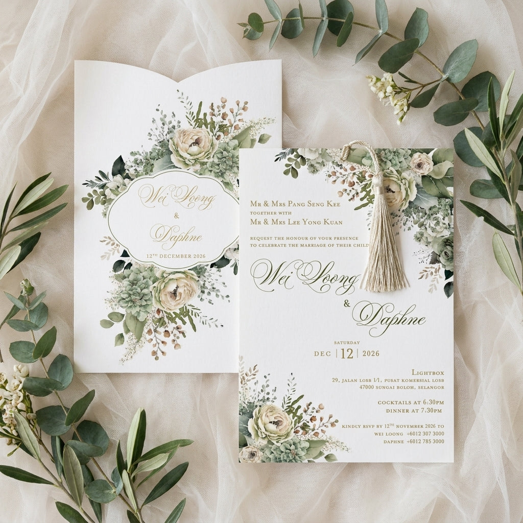 Pocket Wedding Invitation