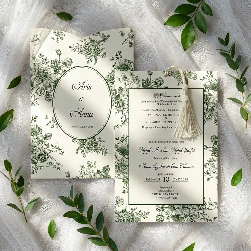 Pocket Wedding Invitation