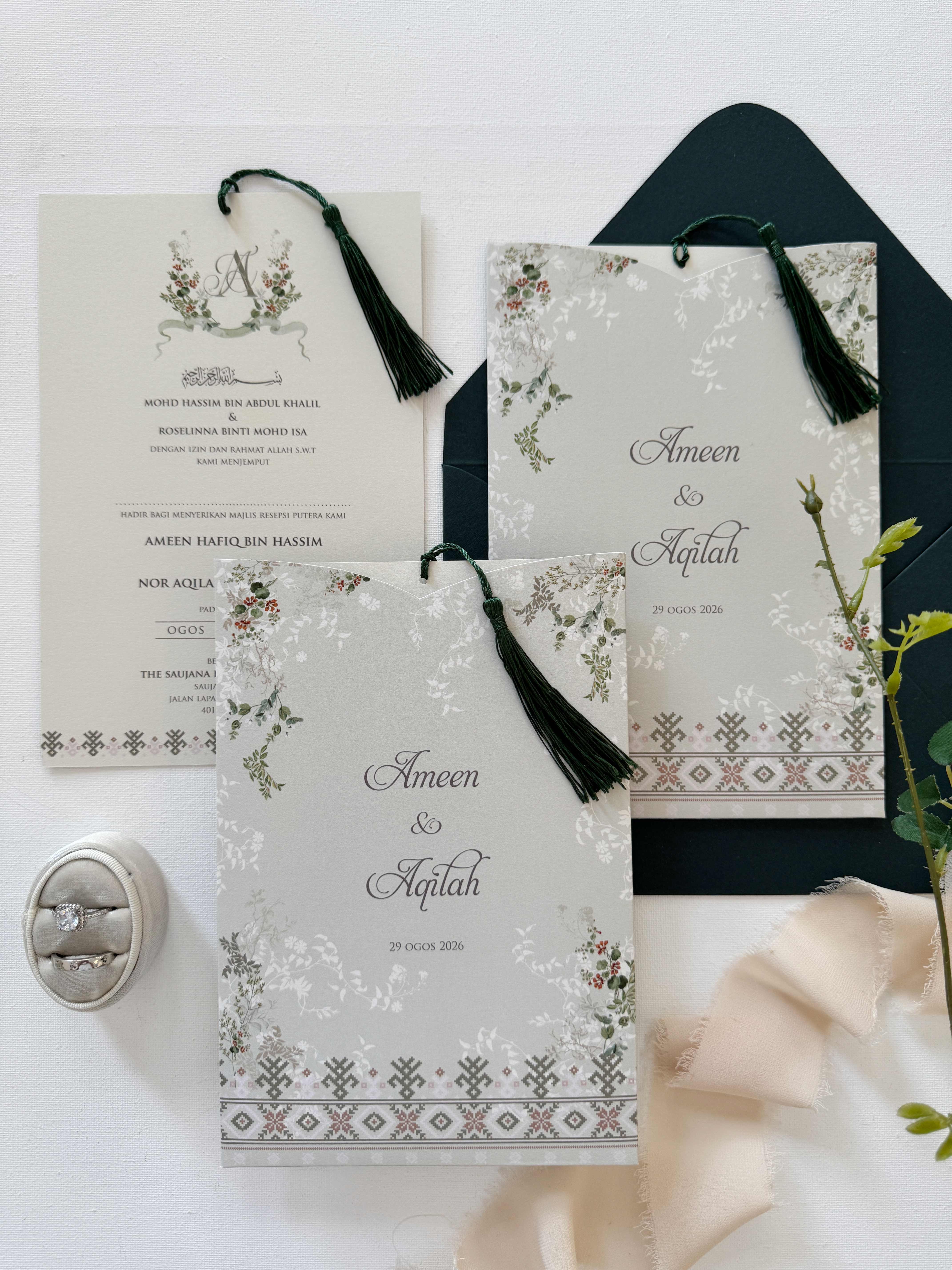 Pocket Wedding Invitation