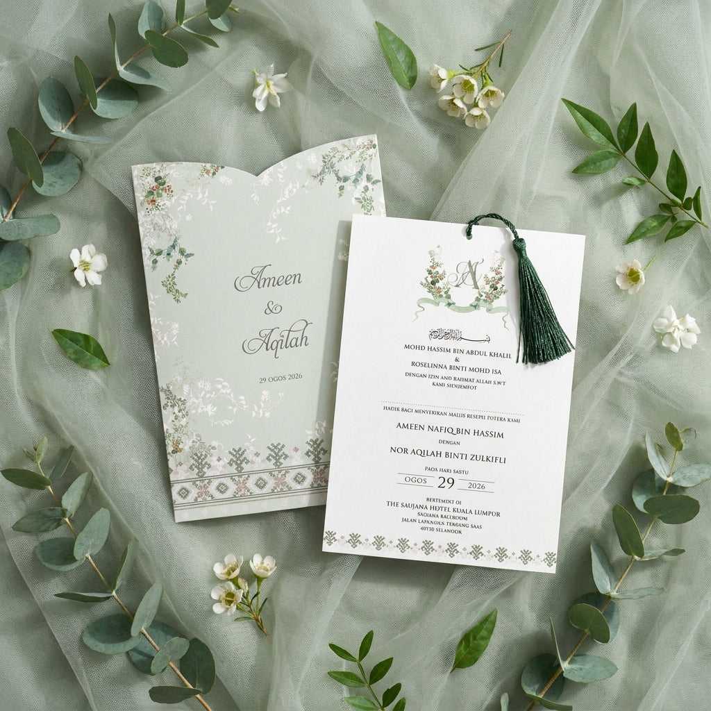 Pocket Wedding Invitation