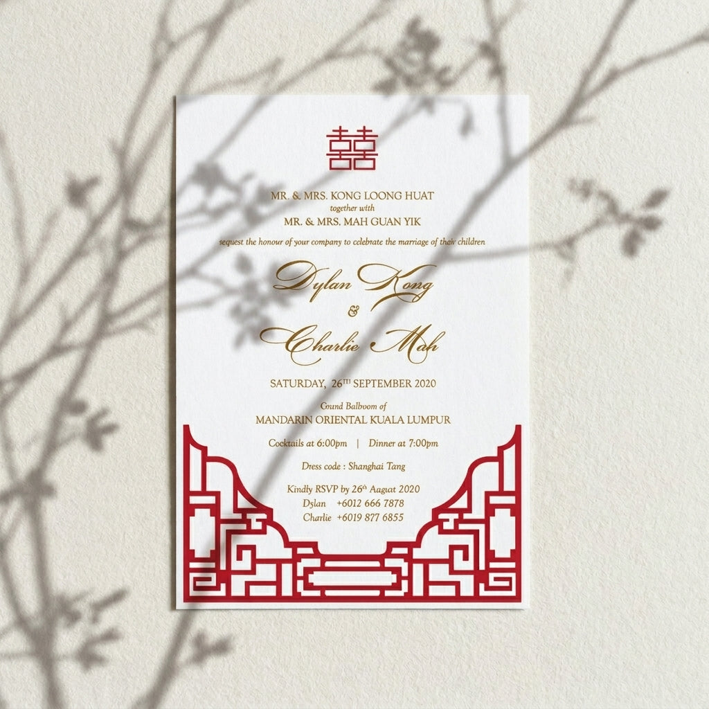 Raised Print Wedding Invitations deliver an aesthetic finishing and unmatchable texture whilst promising an appealing and alluring visual impact as well as a lasting impression upon touch with its elevated features.