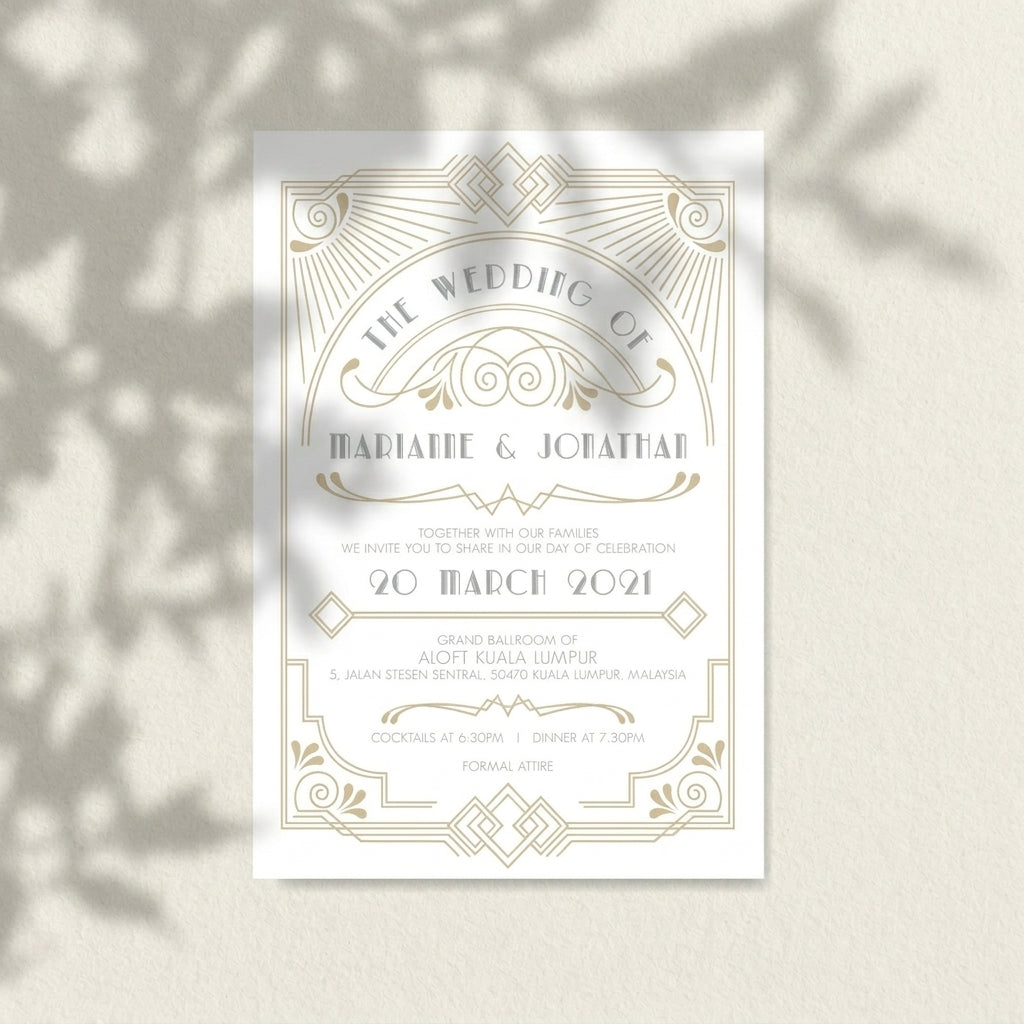 Raised Print Wedding Invitations deliver an aesthetic finishing and unmatchable texture whilst promising an appealing and alluring visual impact as well as a lasting impression upon touch with its elevated features.