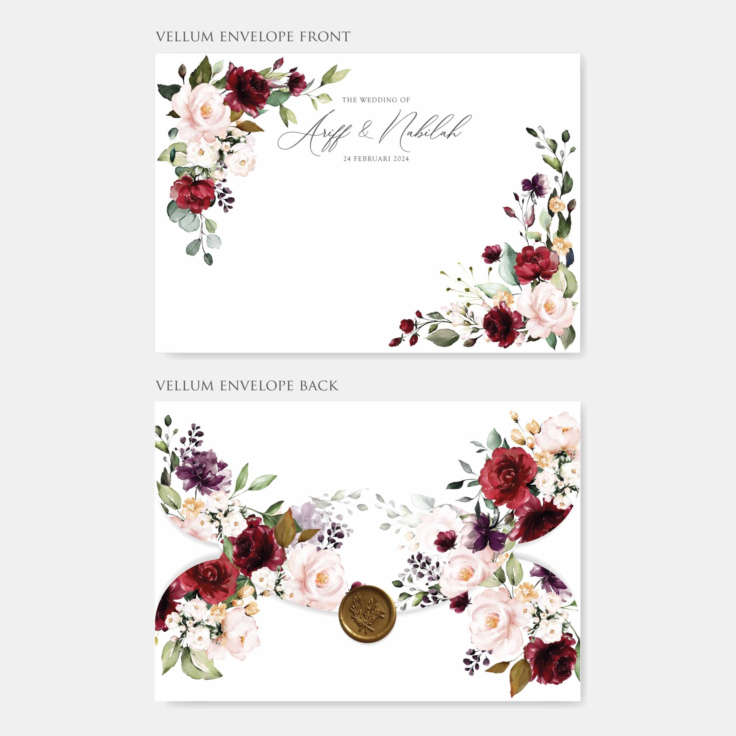 New In / Vellum Wedding Invitation