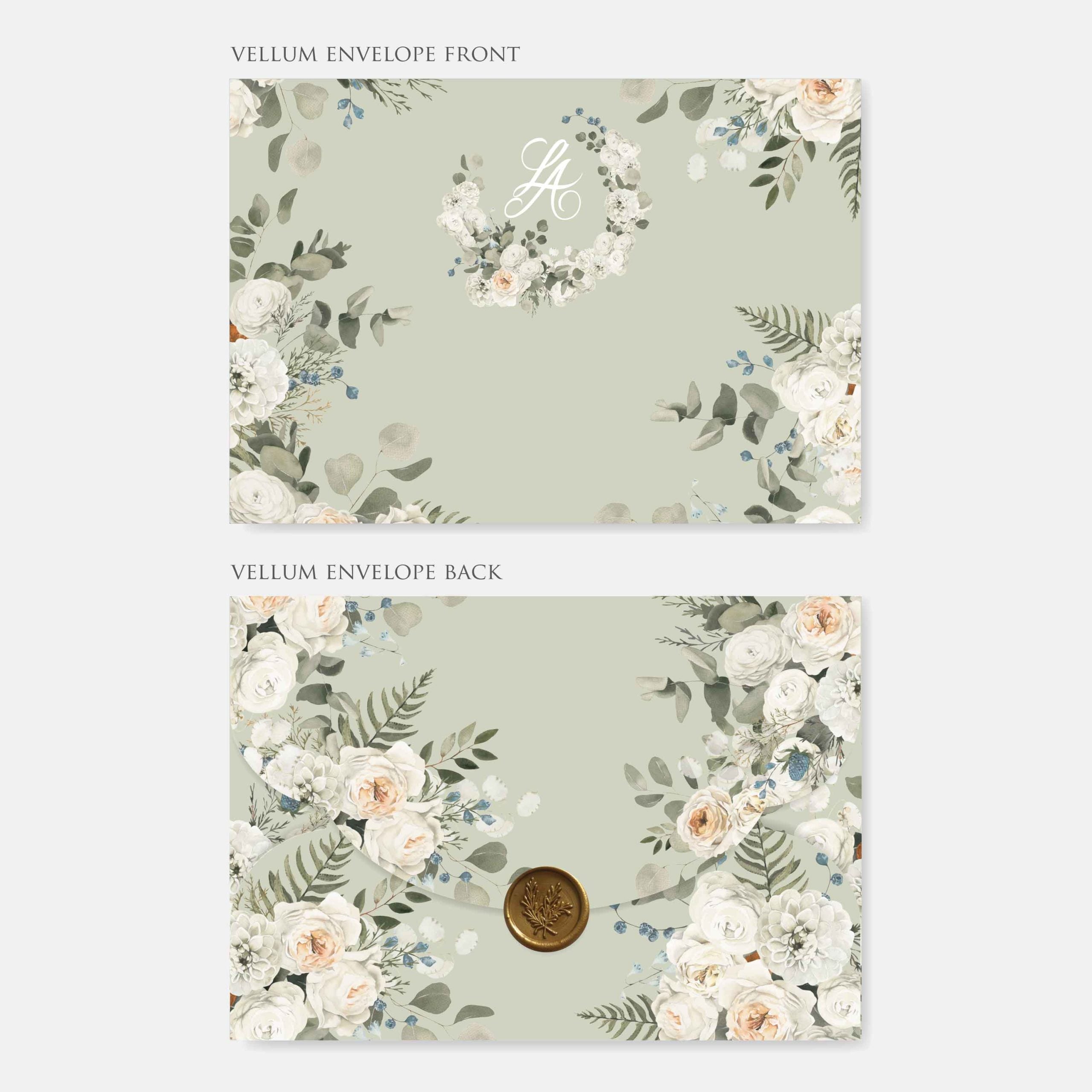 New In / Vellum Wedding Invitation