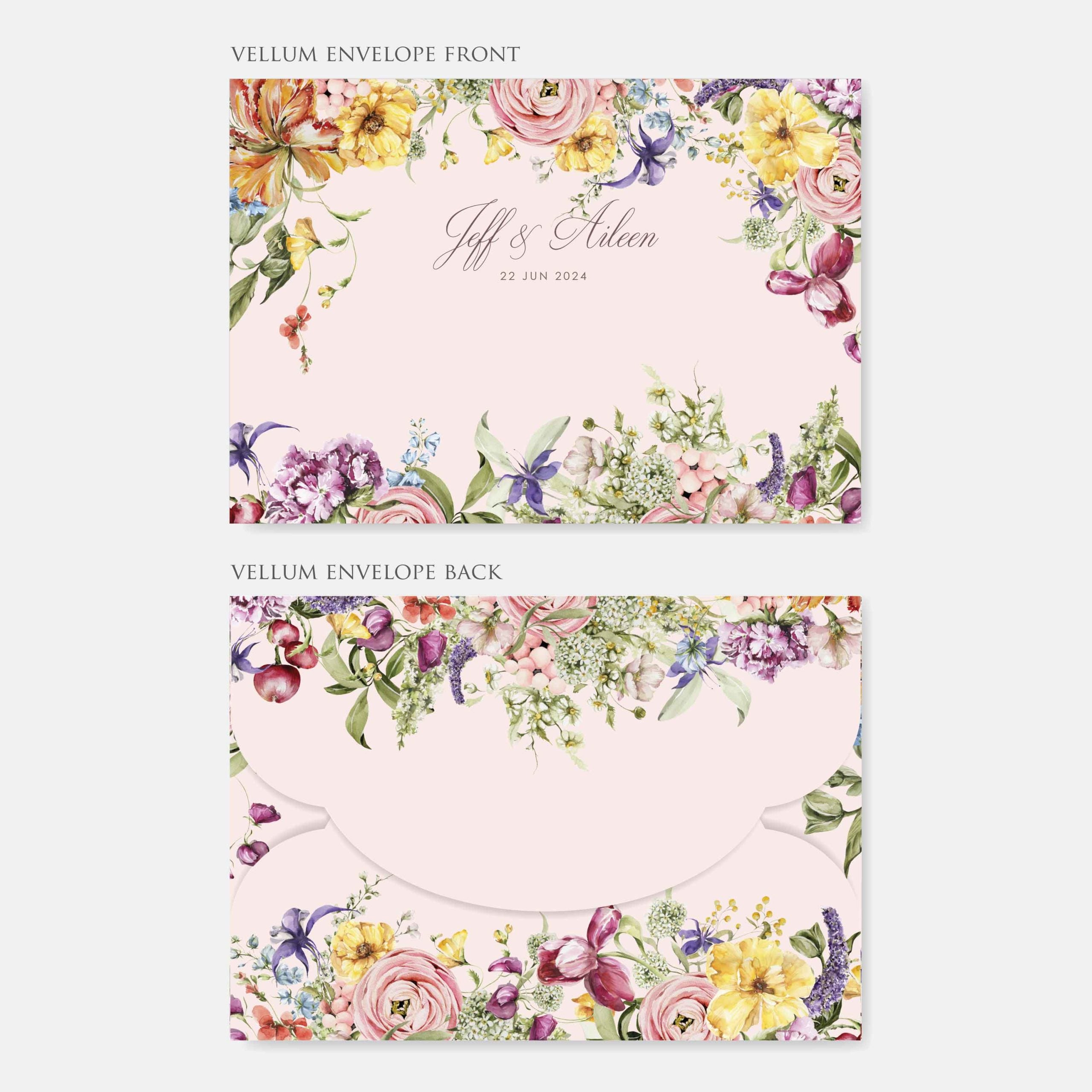 New In / Vellum Wedding Invitation