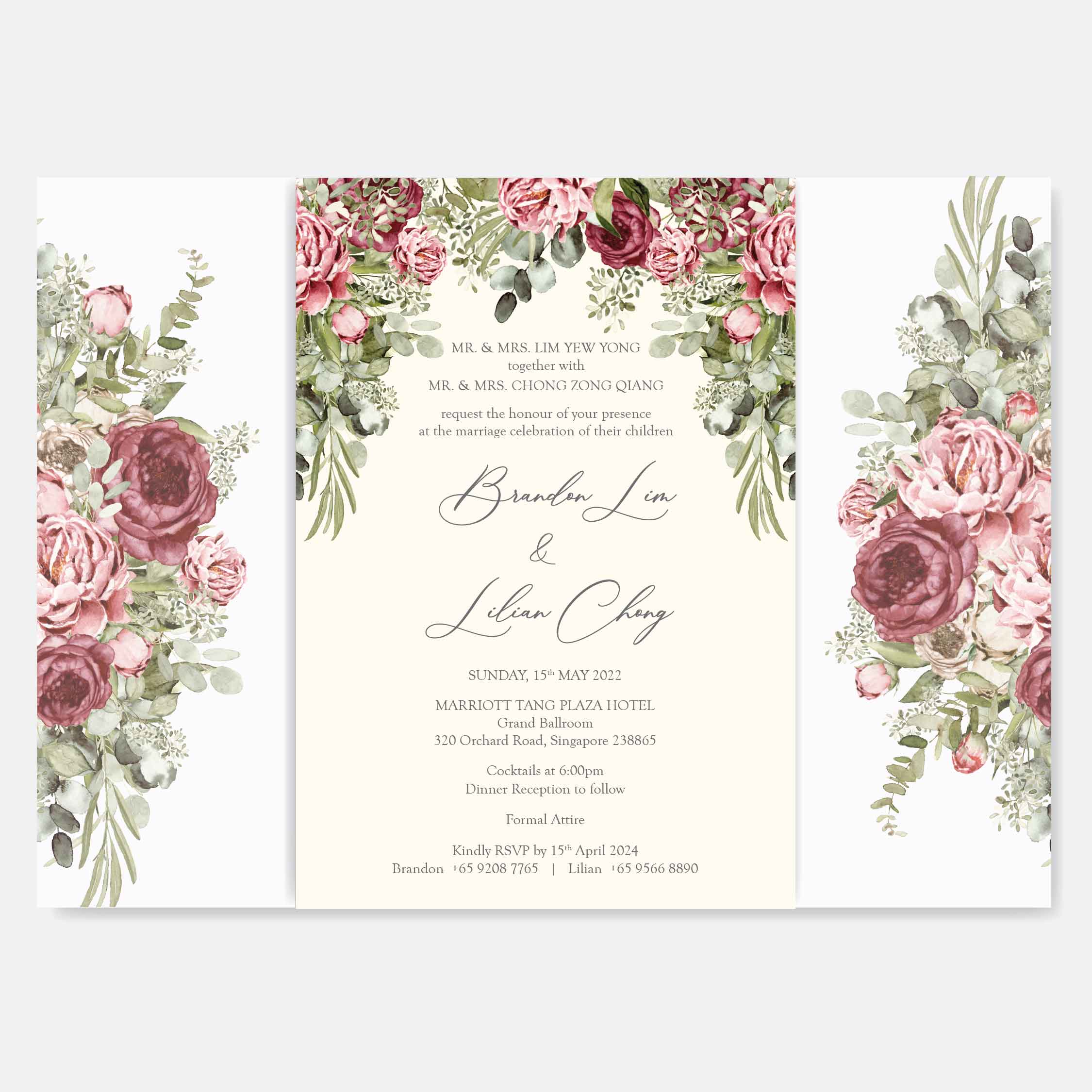 Vellum Wedding Invitation