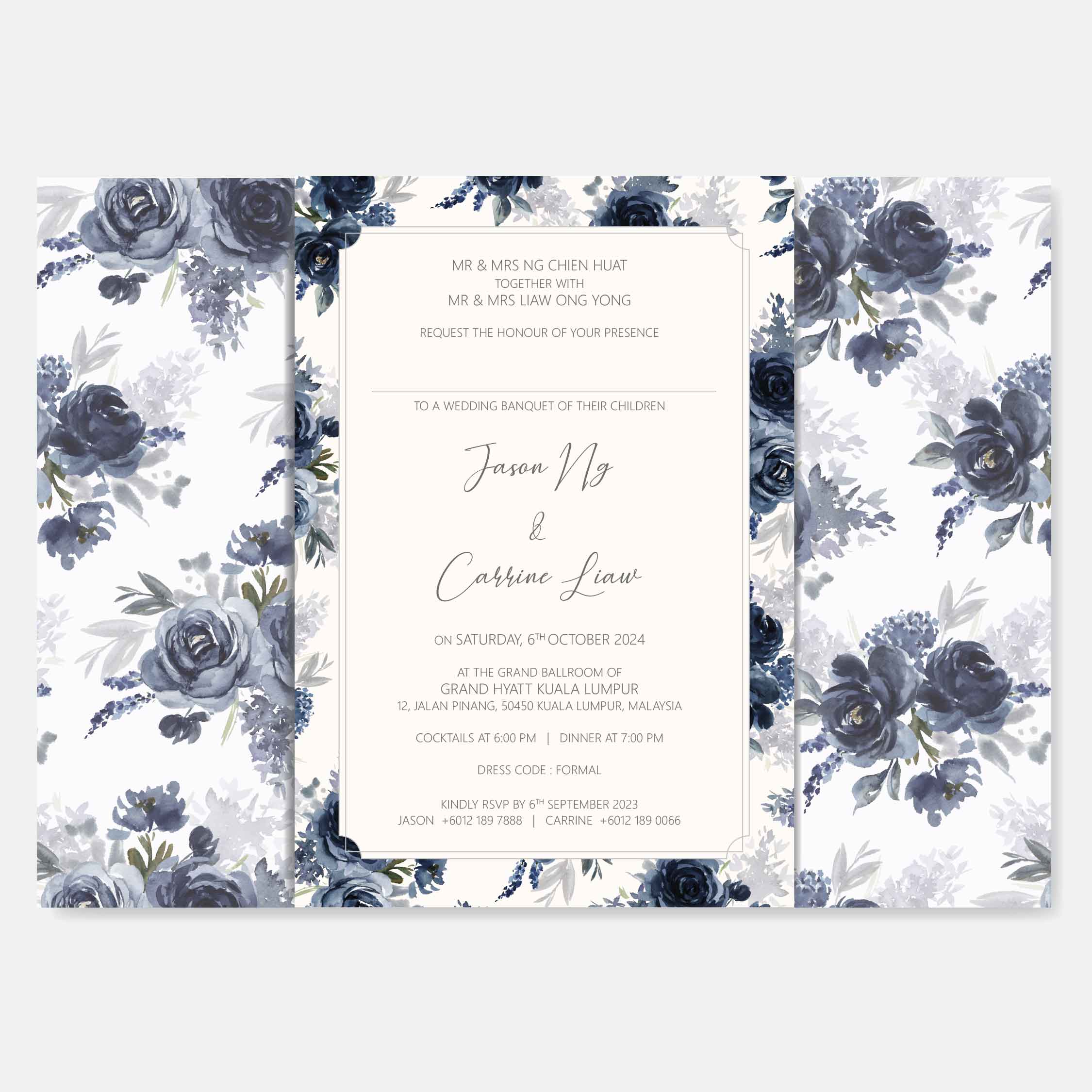 Vellum Wedding Invitation