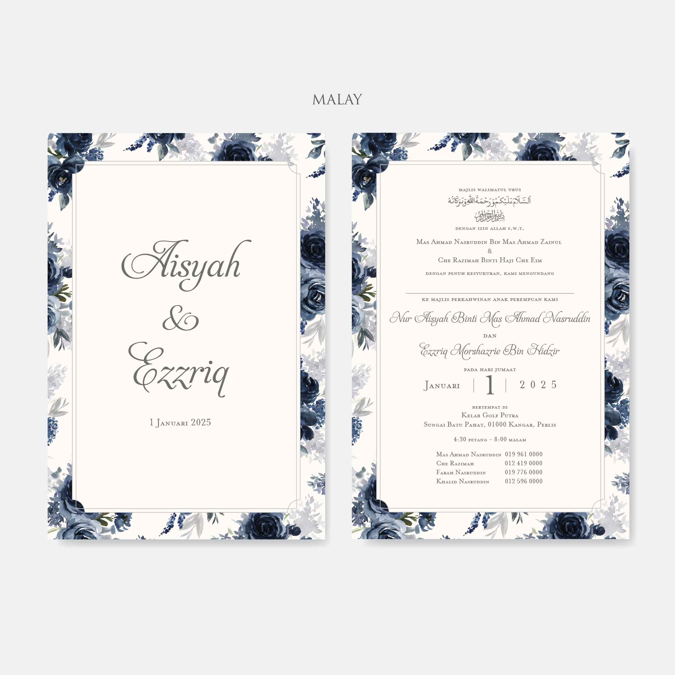 Vellum Wedding Invitation