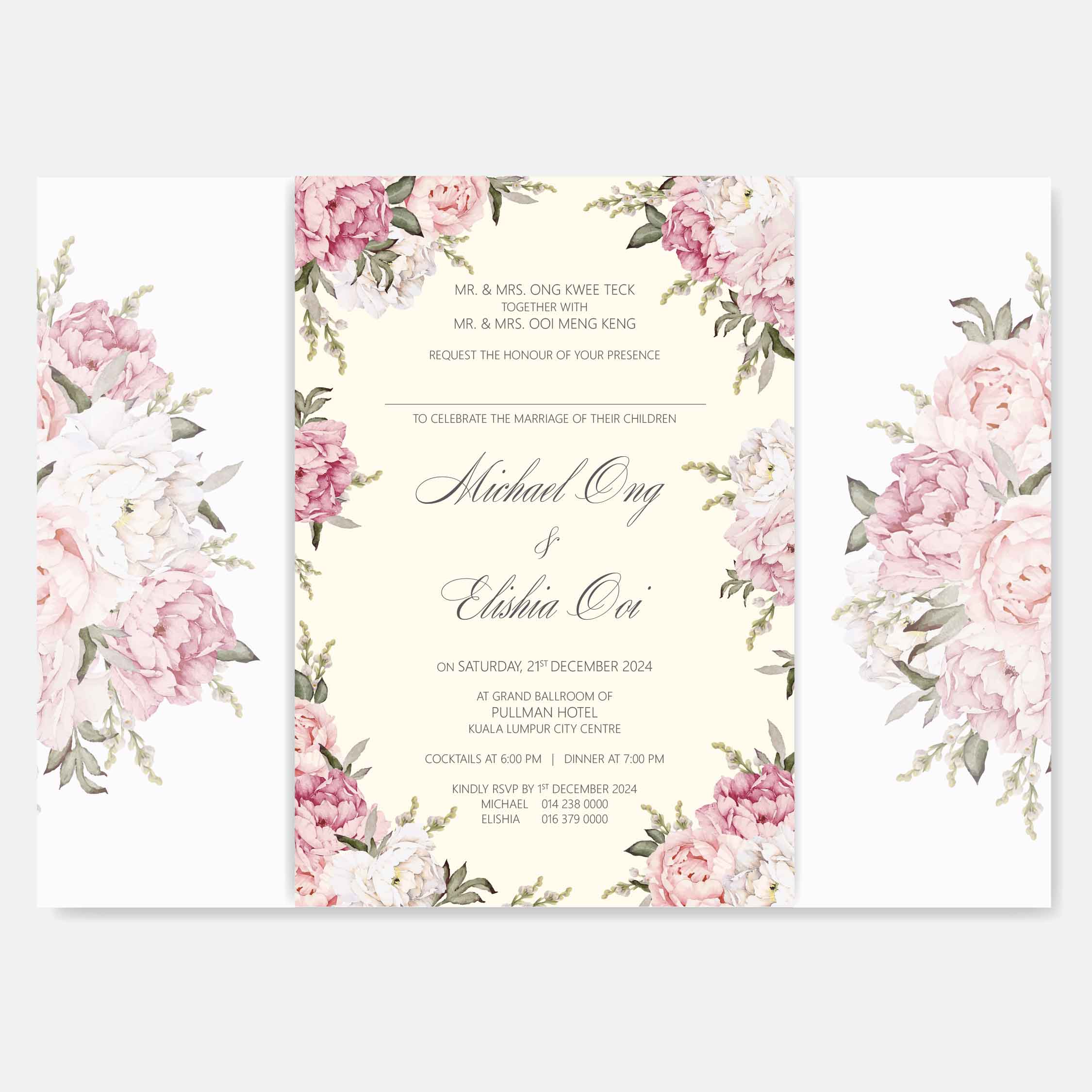 Vellum Wedding Invitation