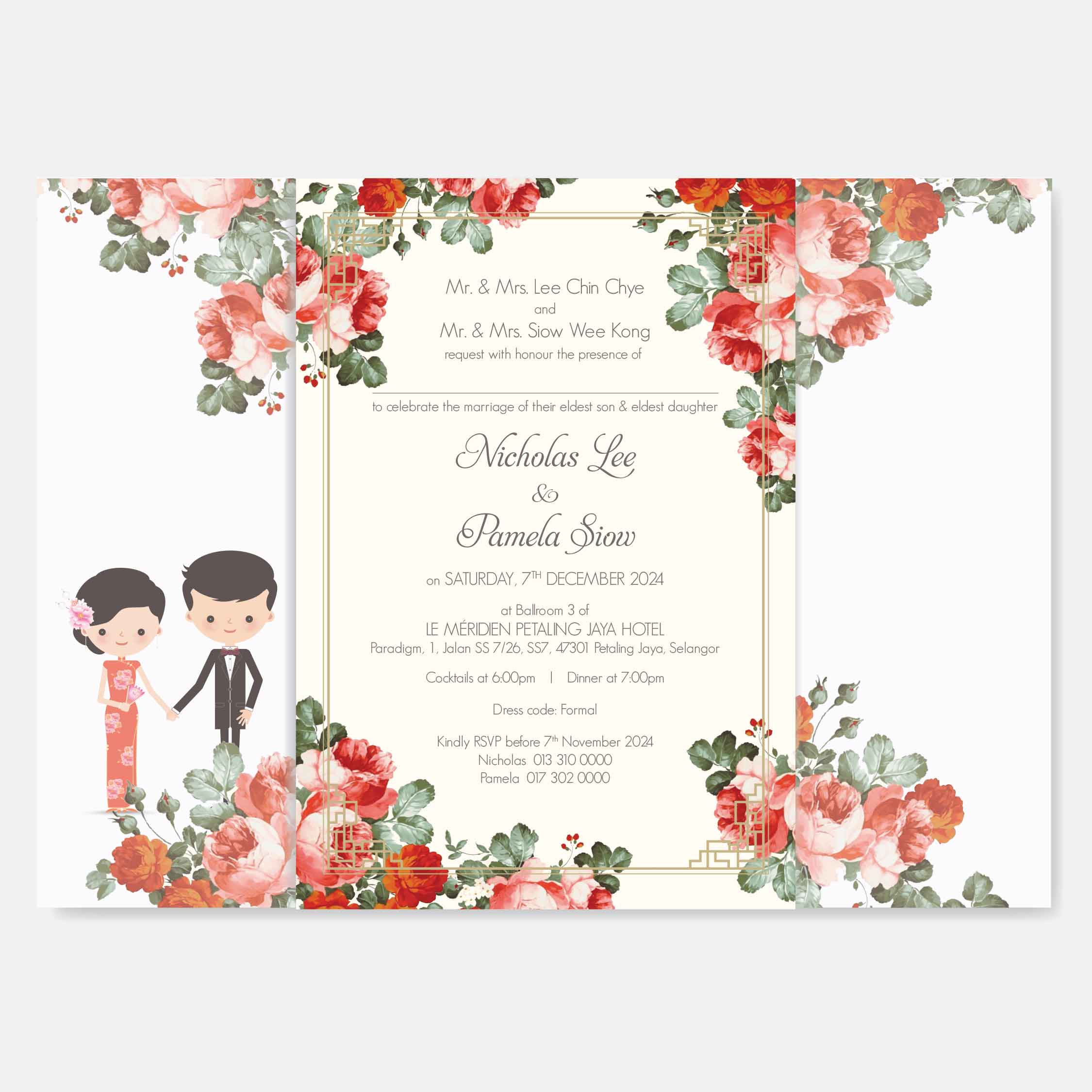 Vellum Wedding Invitation