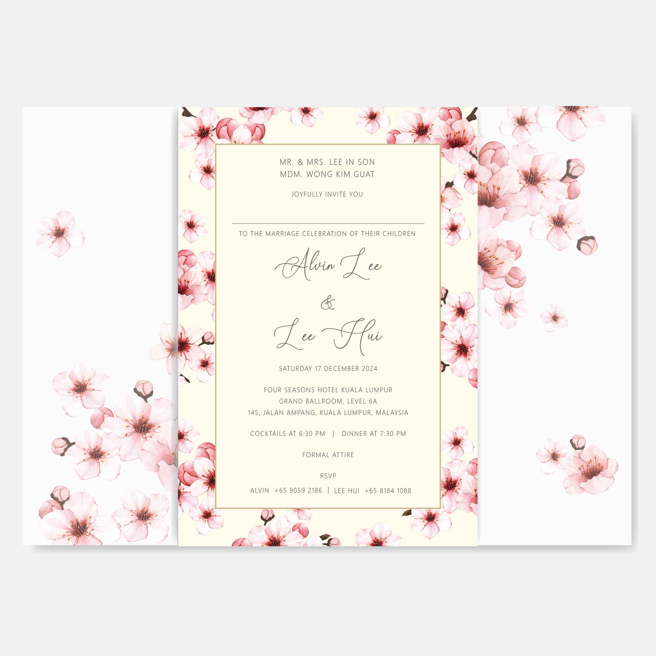 Vellum Wedding Invitation