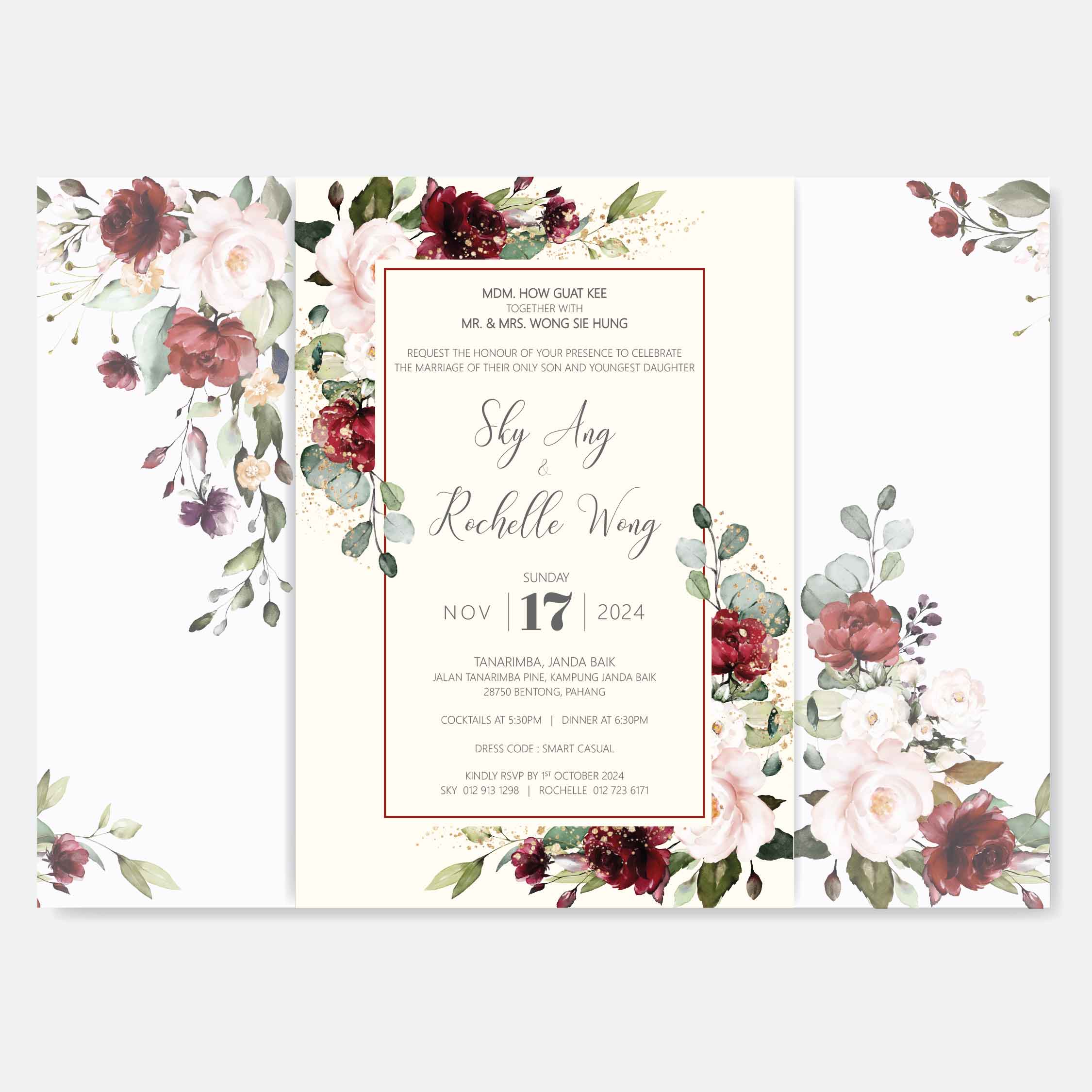 Vellum Wedding Invitation