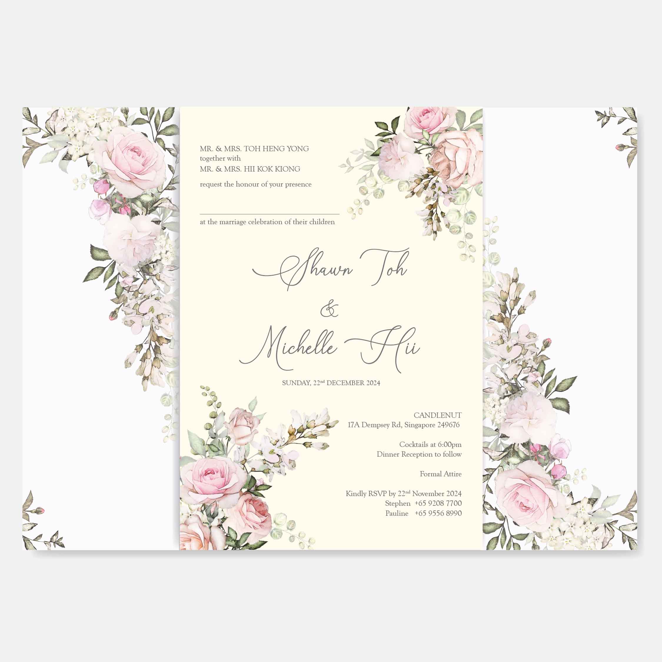 Vellum Wedding Invitation