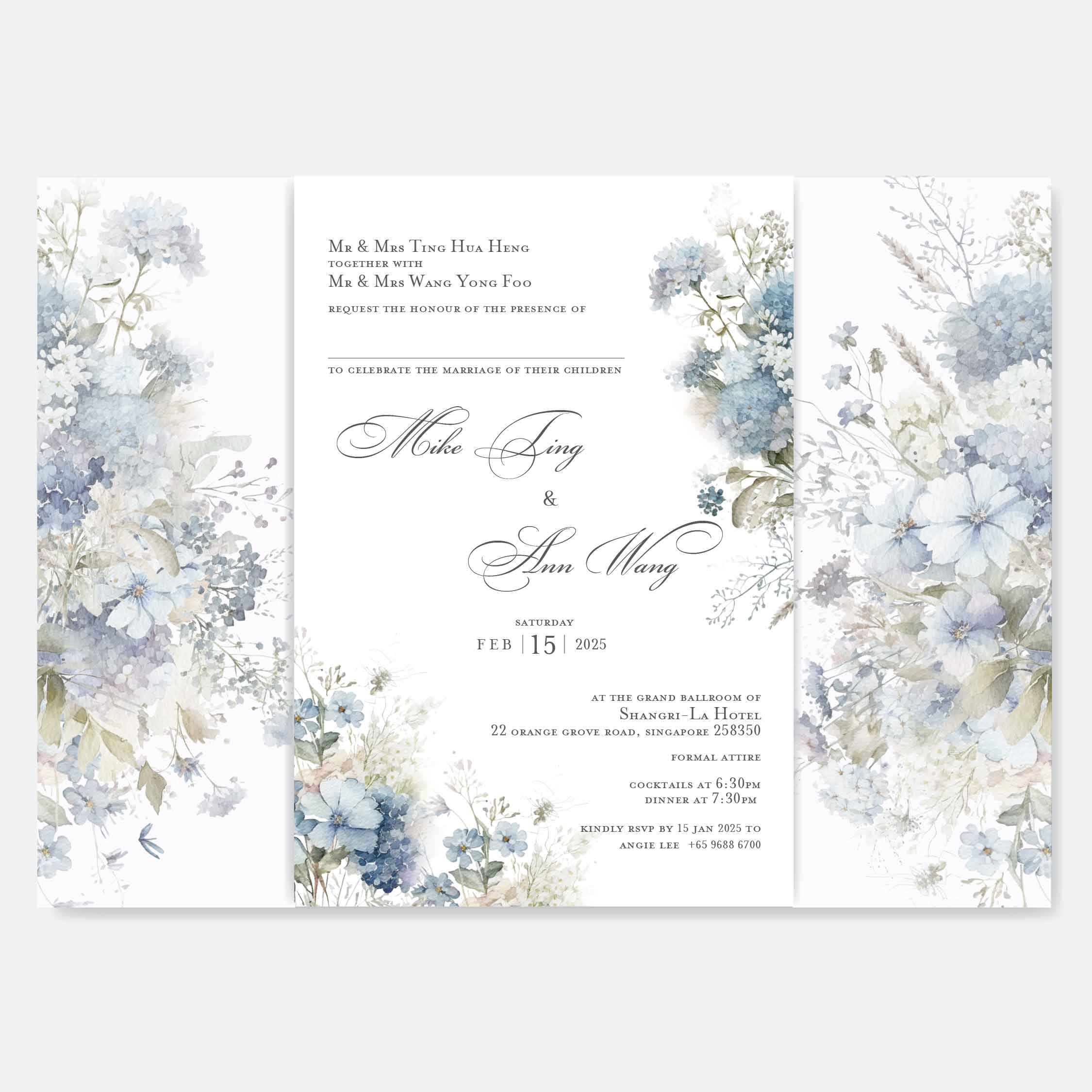 Vellum Wedding Invitation