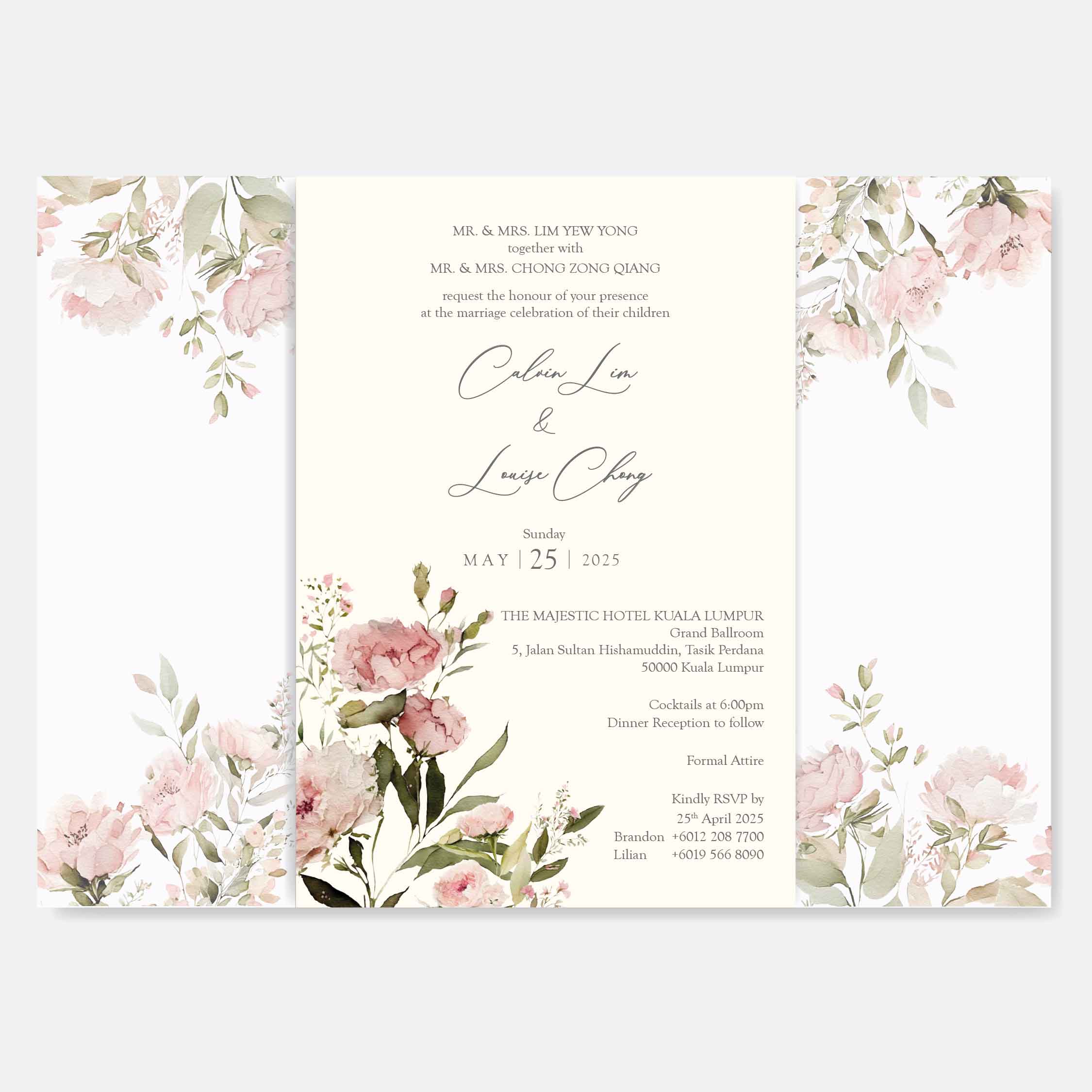 Vellum Wedding Invitation