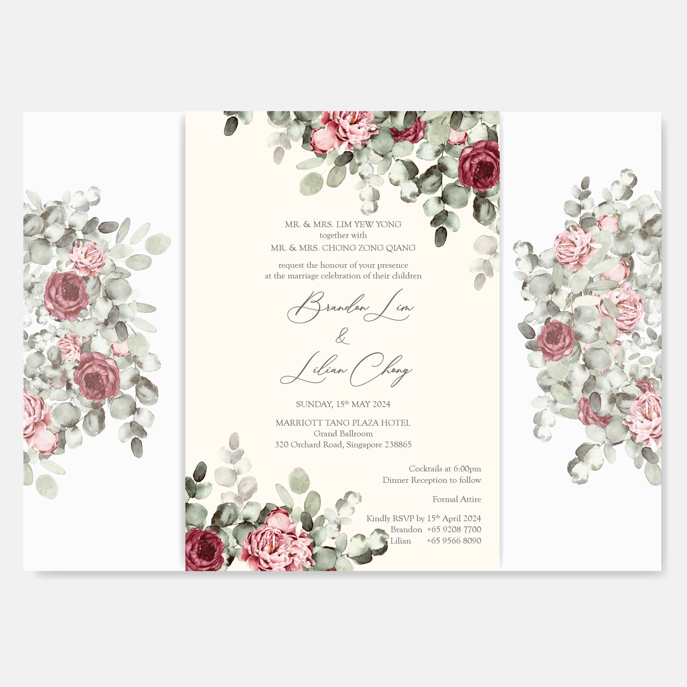 Vellum Wedding Invitation