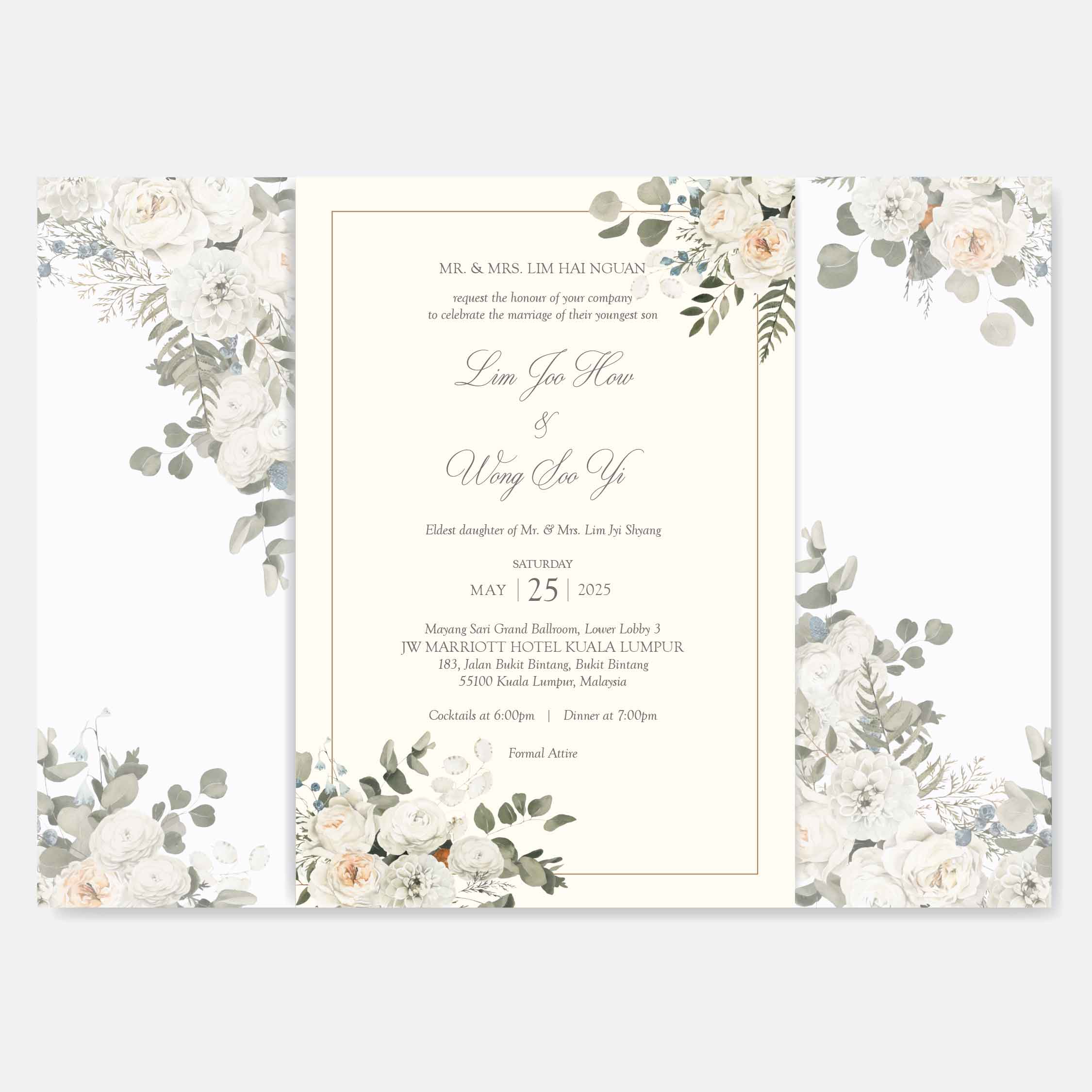 Vellum Wedding Invitation