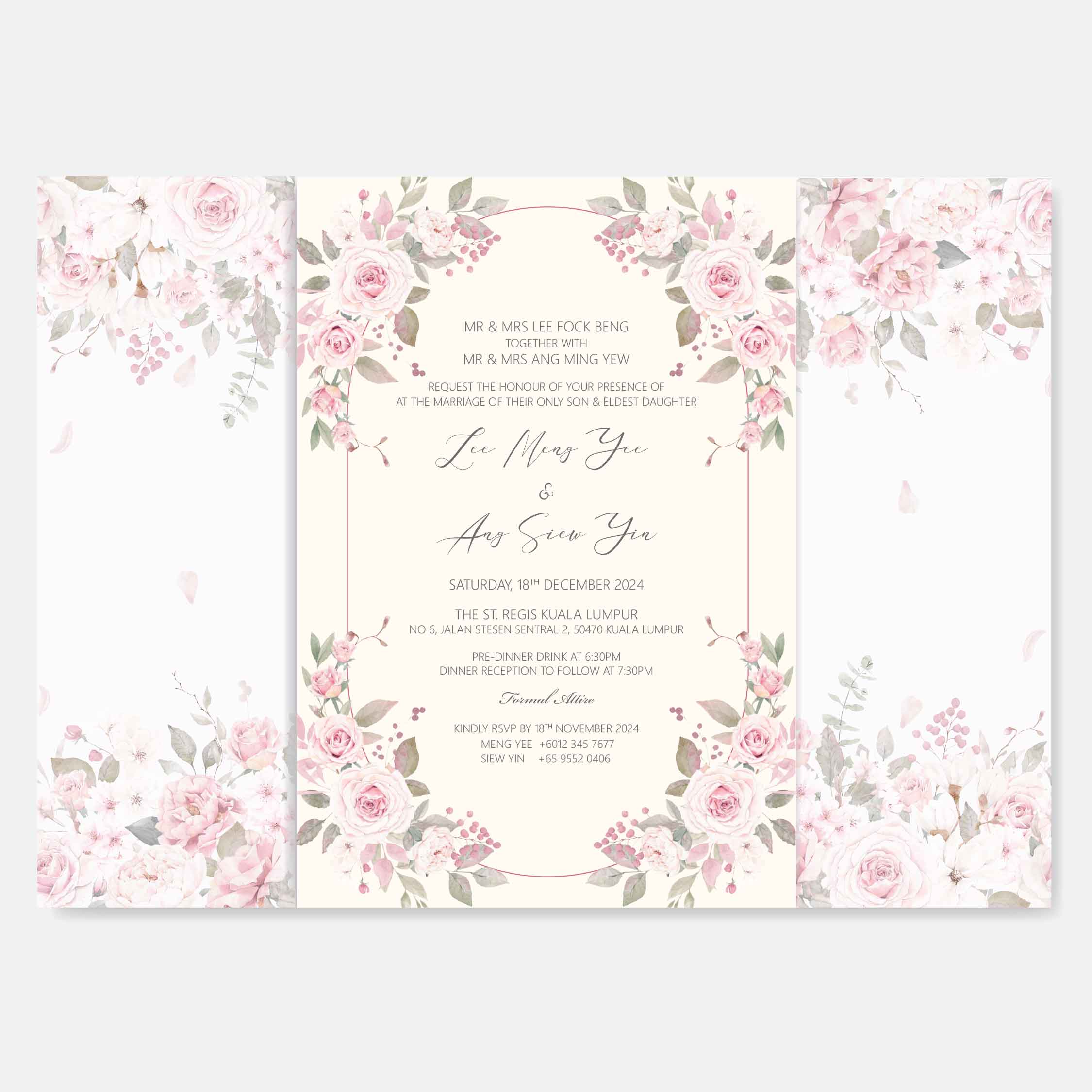 Vellum Wedding Invitation