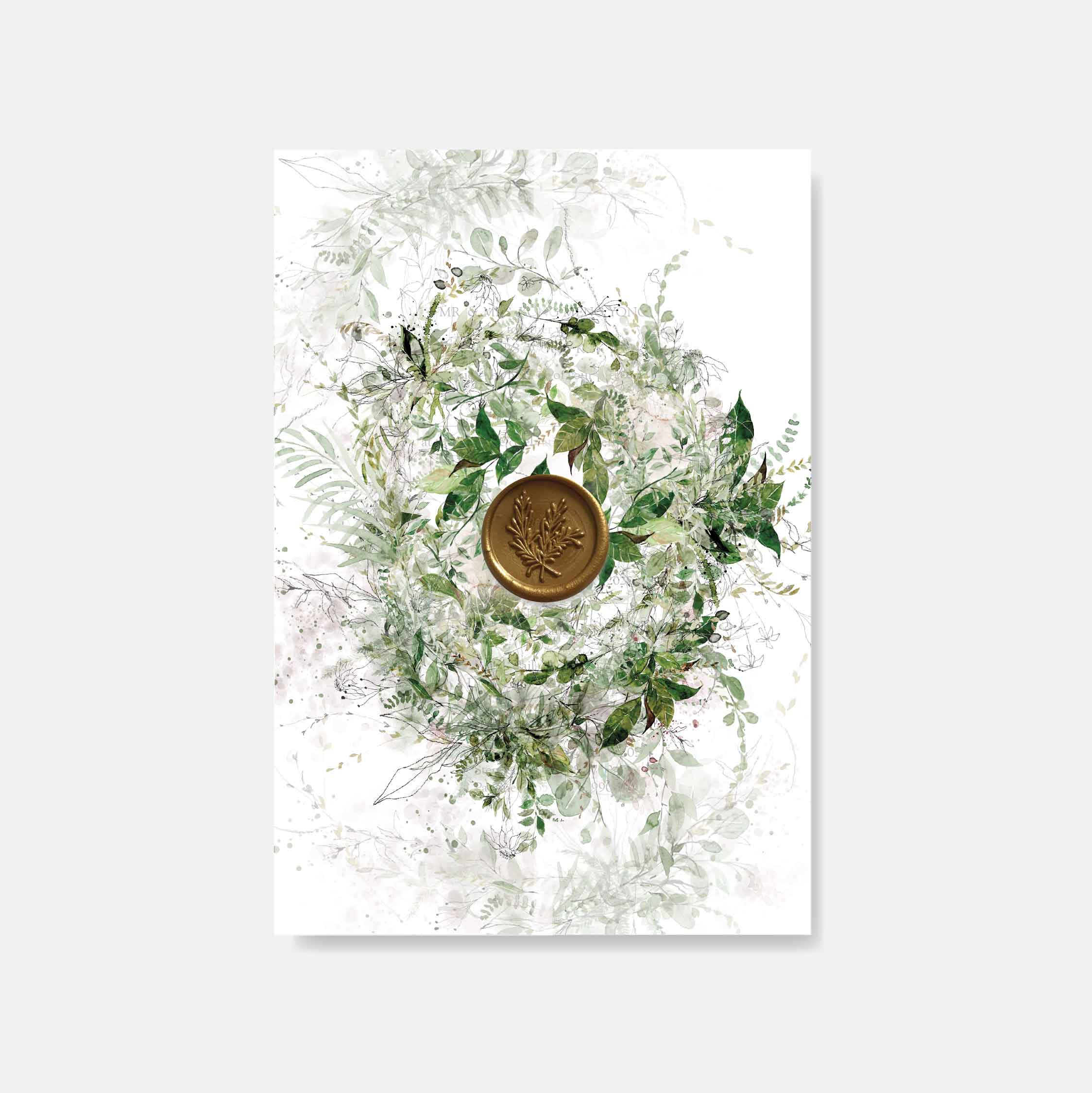 Vellum Wedding Invitation