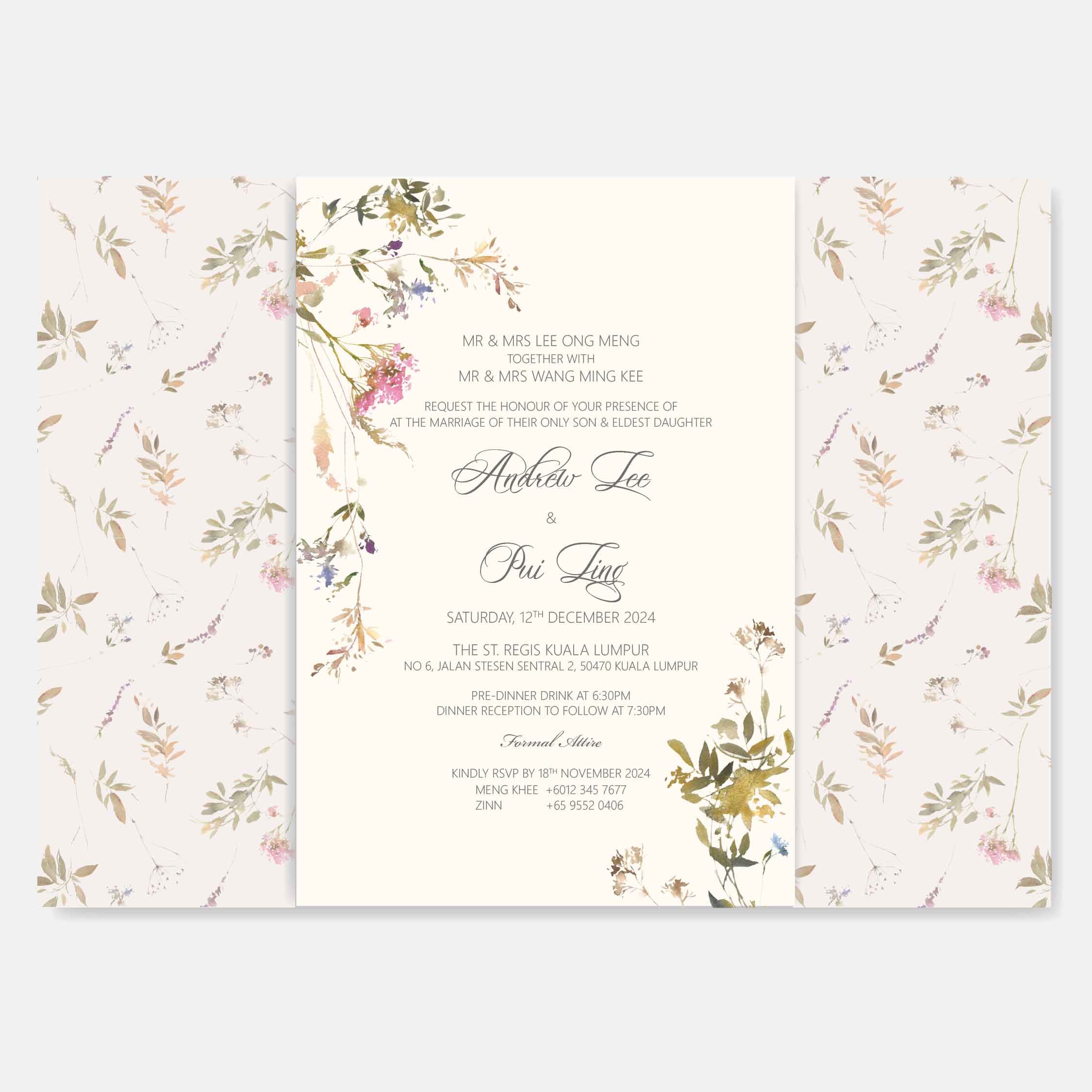 Vellum Wedding Invitation