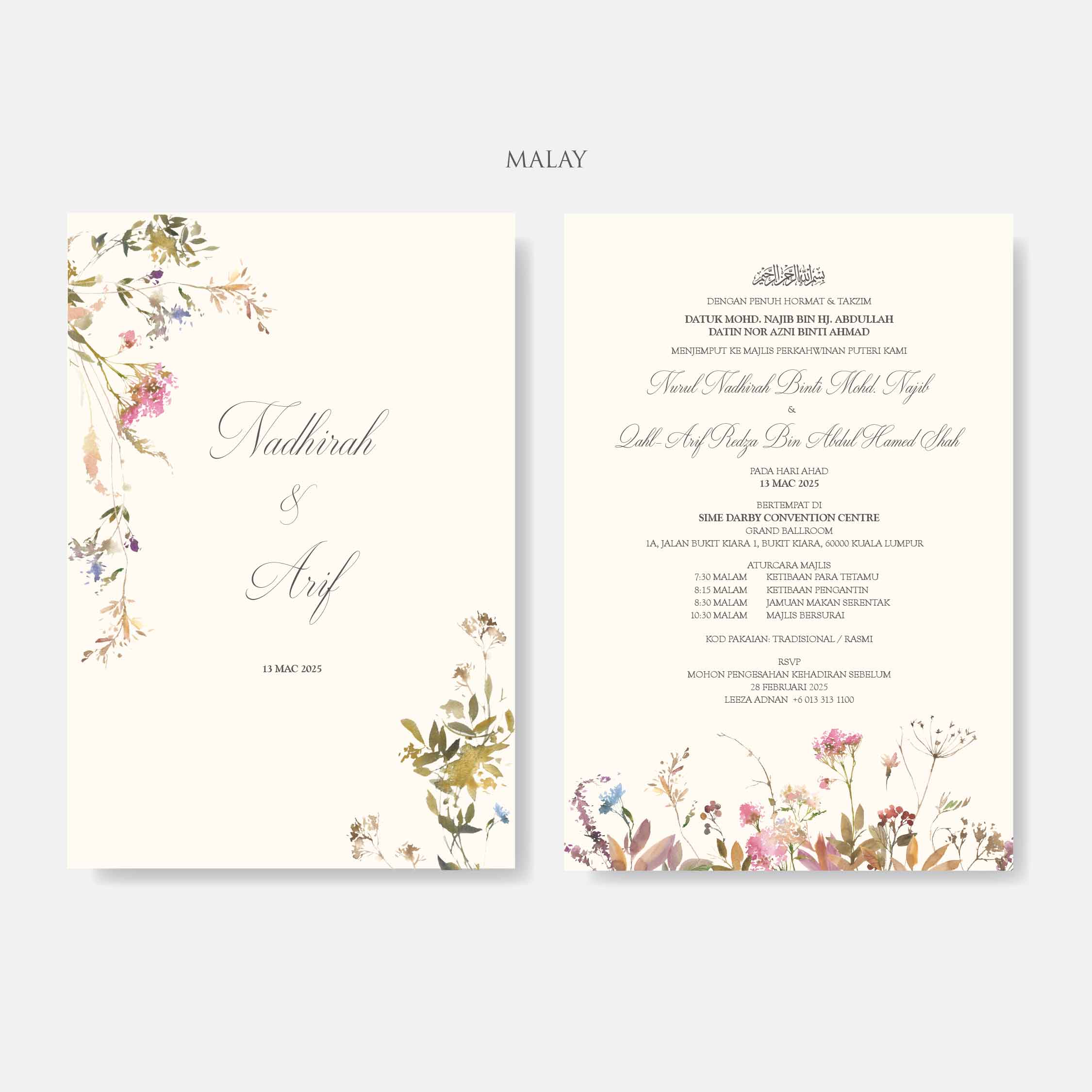 Vellum Wedding Invitation