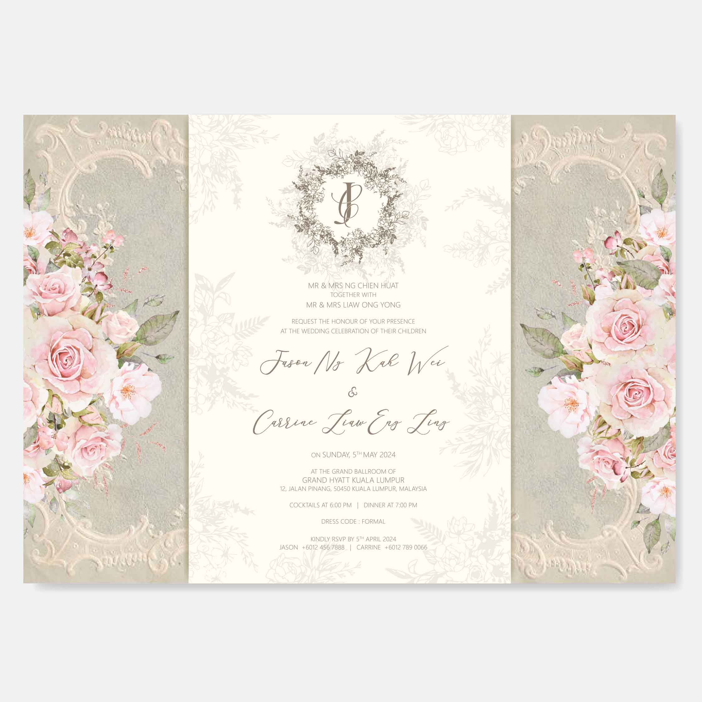 Vellum Wedding Invitation