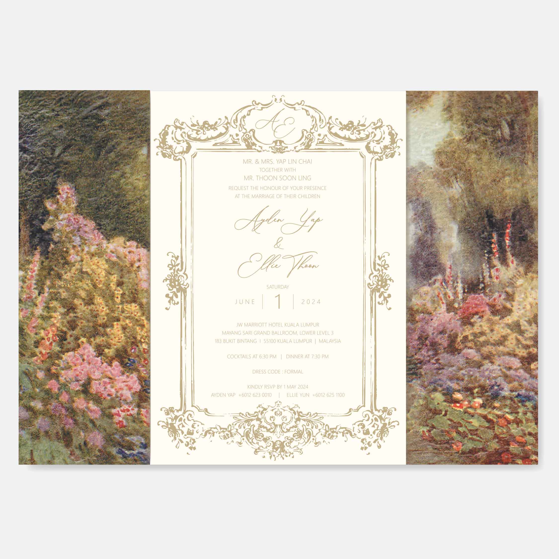 Vellum Wedding Invitation