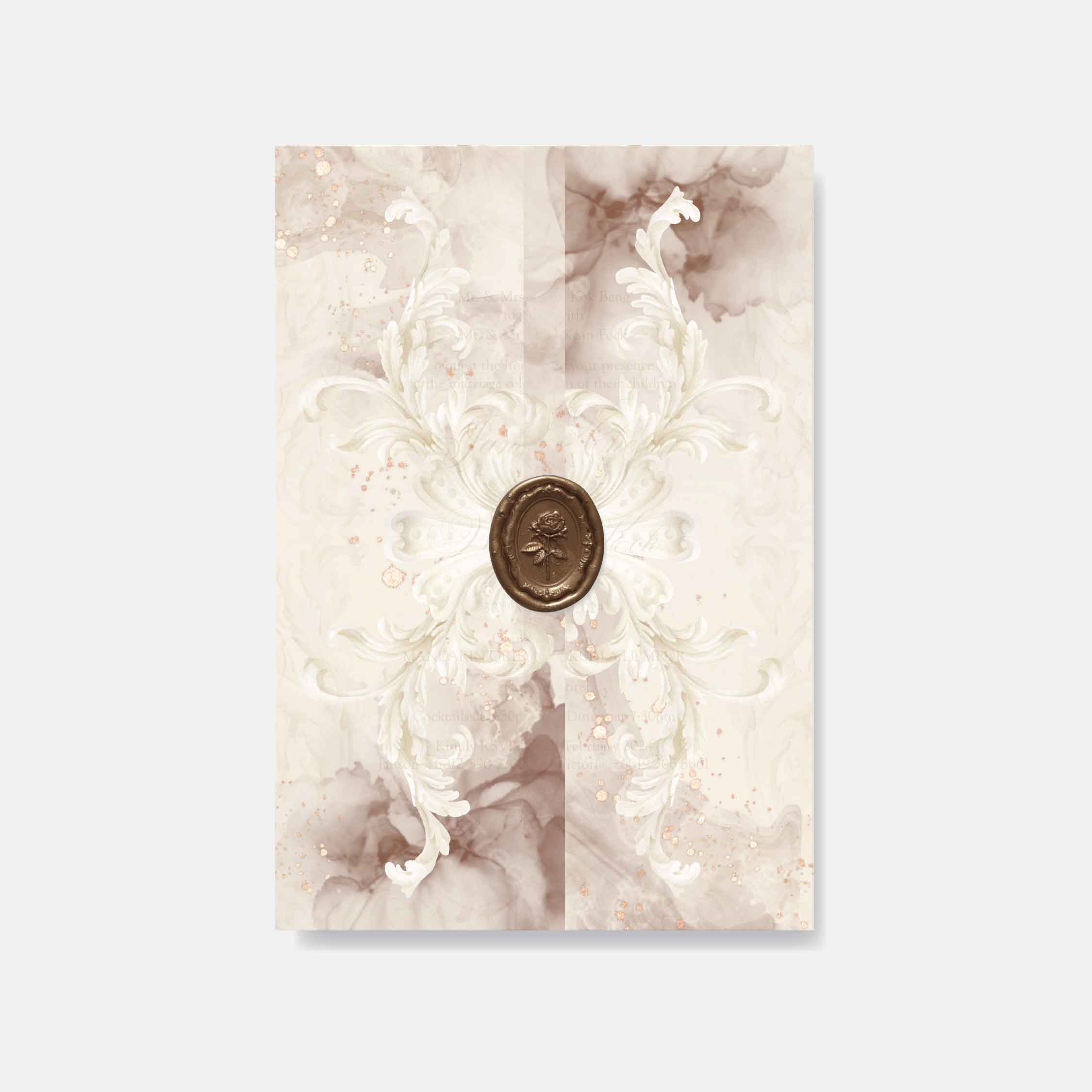 Vellum Wedding Invitation