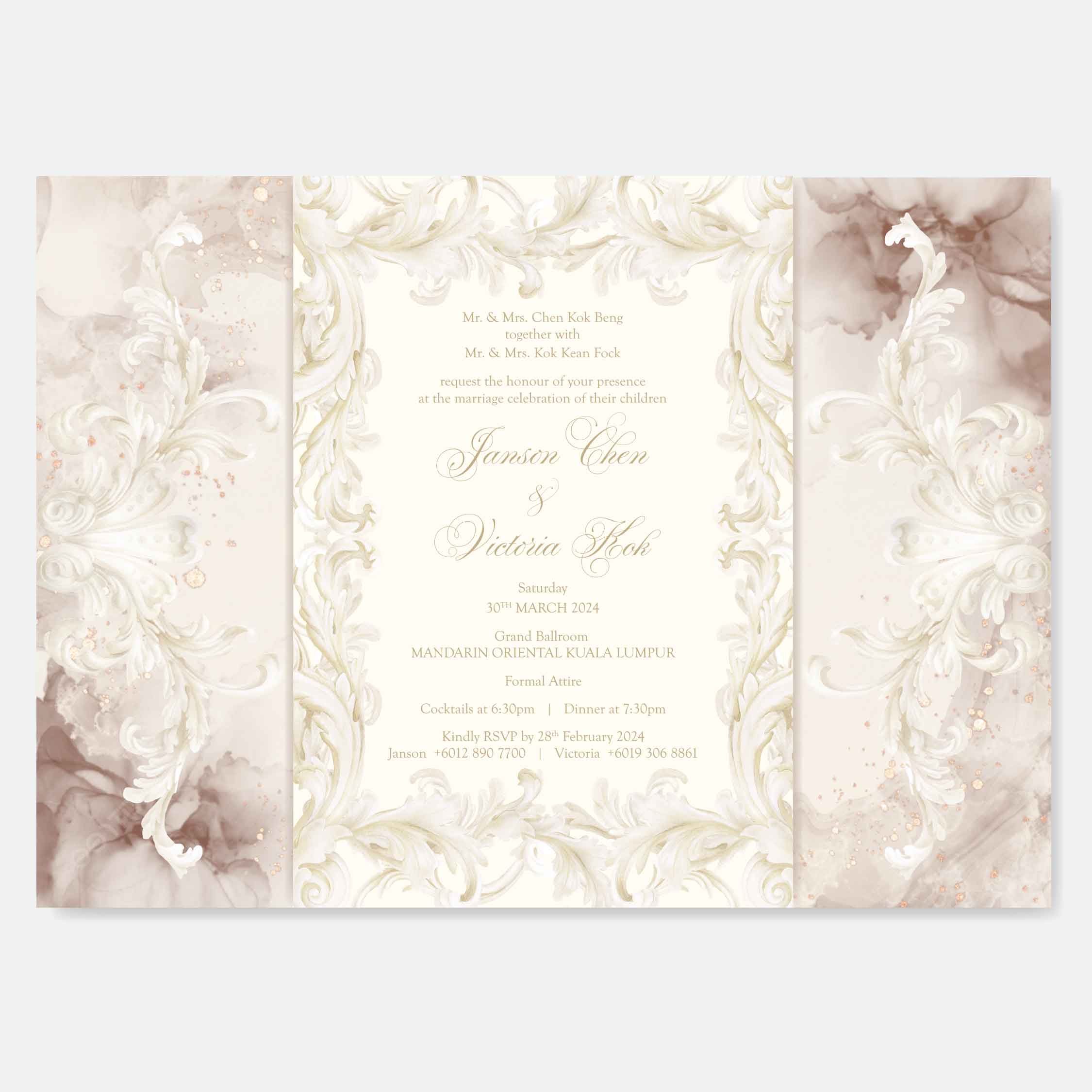 Vellum Wedding Invitation