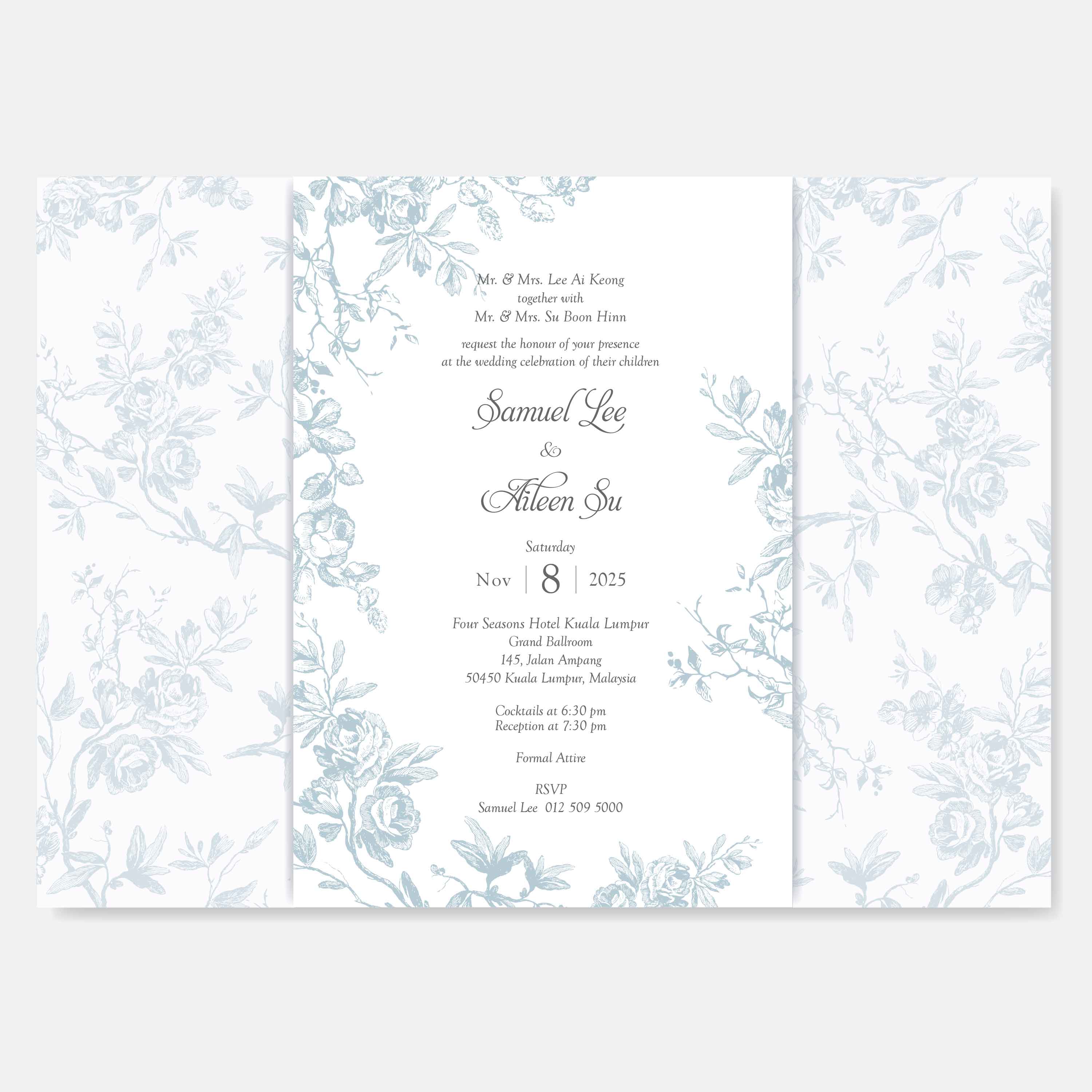 Vellum Wedding Invitation