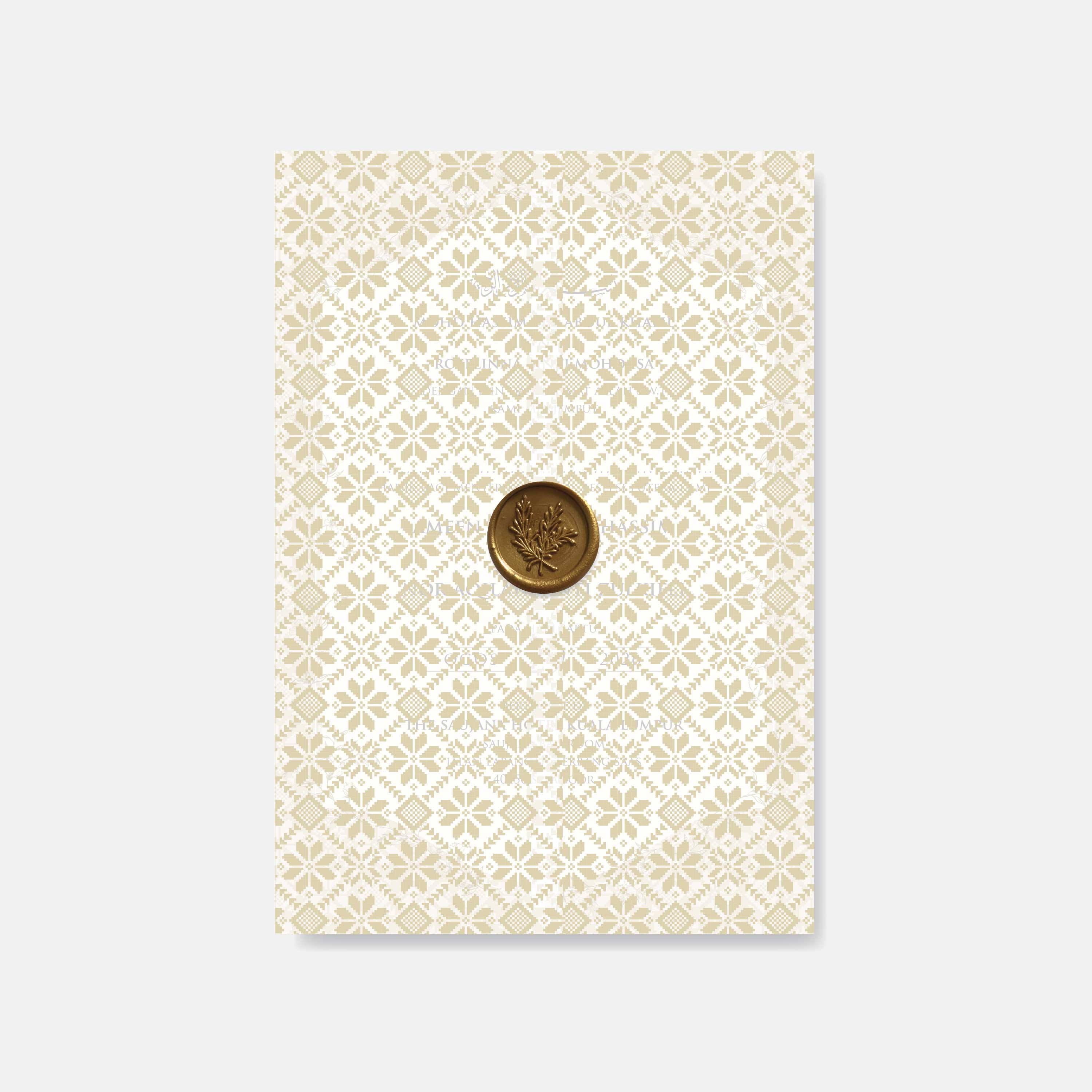 Vellum Wedding Invitation