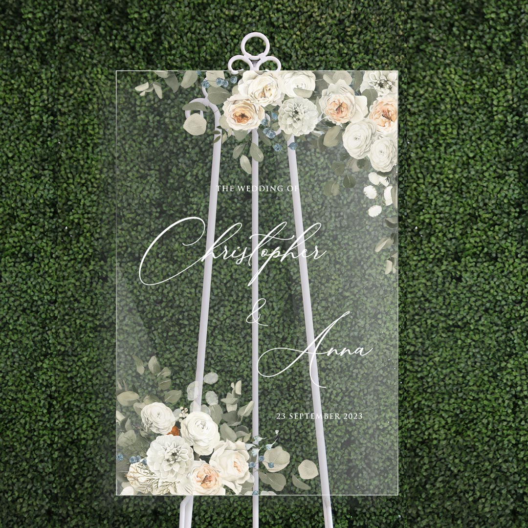 Acrylic Wedding Signage